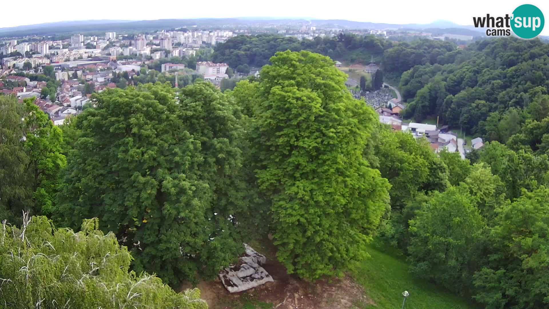 Webcam Karlovac Château Dubovac – Vue en direct de ce monument historique