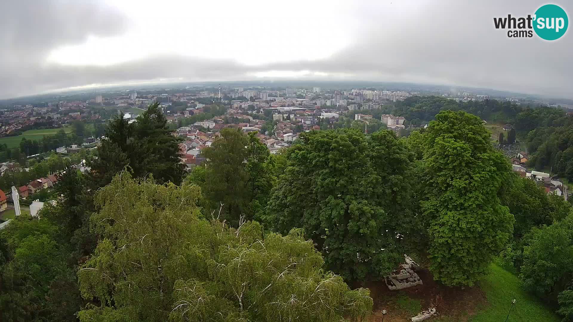 Webcam Karlovac Château Dubovac – Vue en direct de ce monument historique