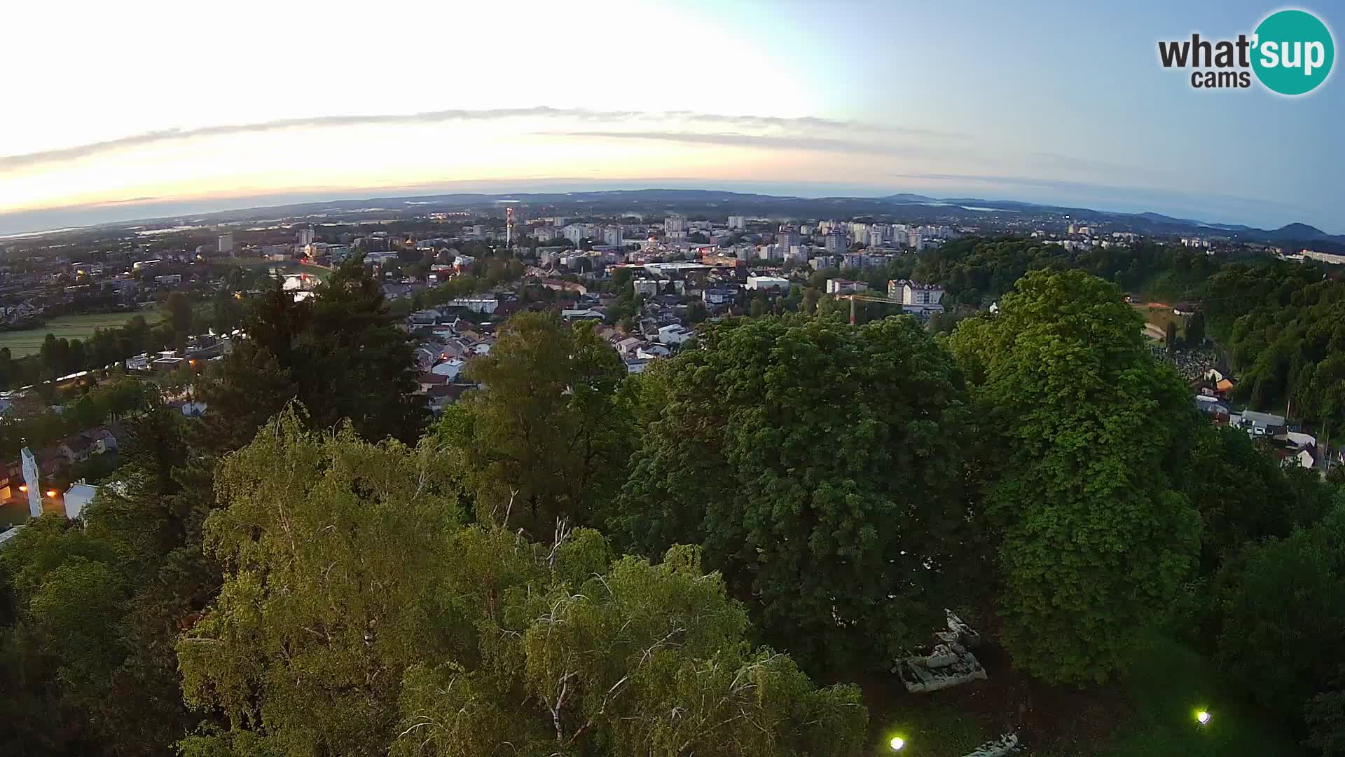 Webcam Karlovac Château Dubovac – Vue en direct de ce monument historique