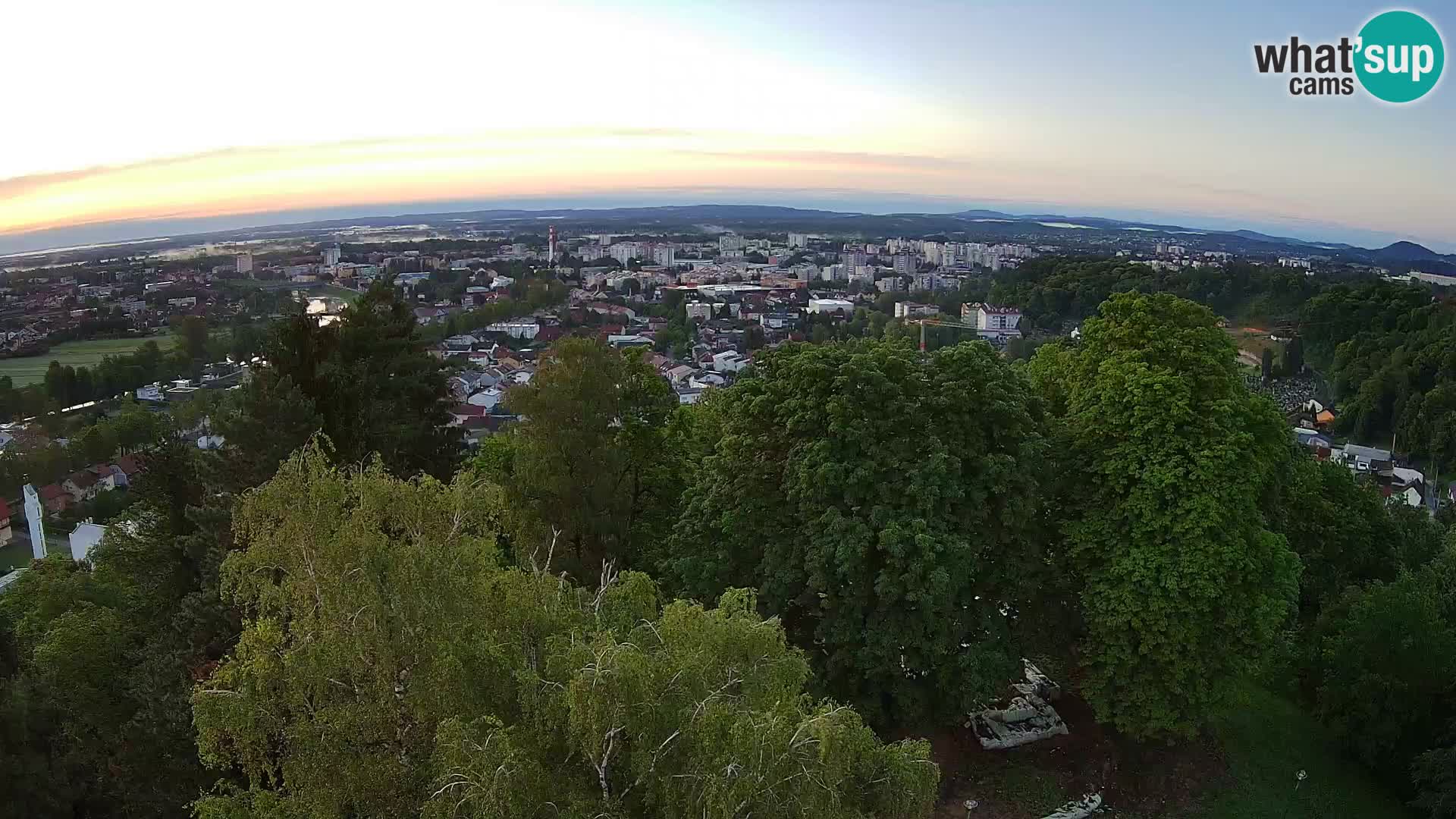 Webcam Karlovac Dubovac Castle – Live View of Karlovac’s Historic Landmark