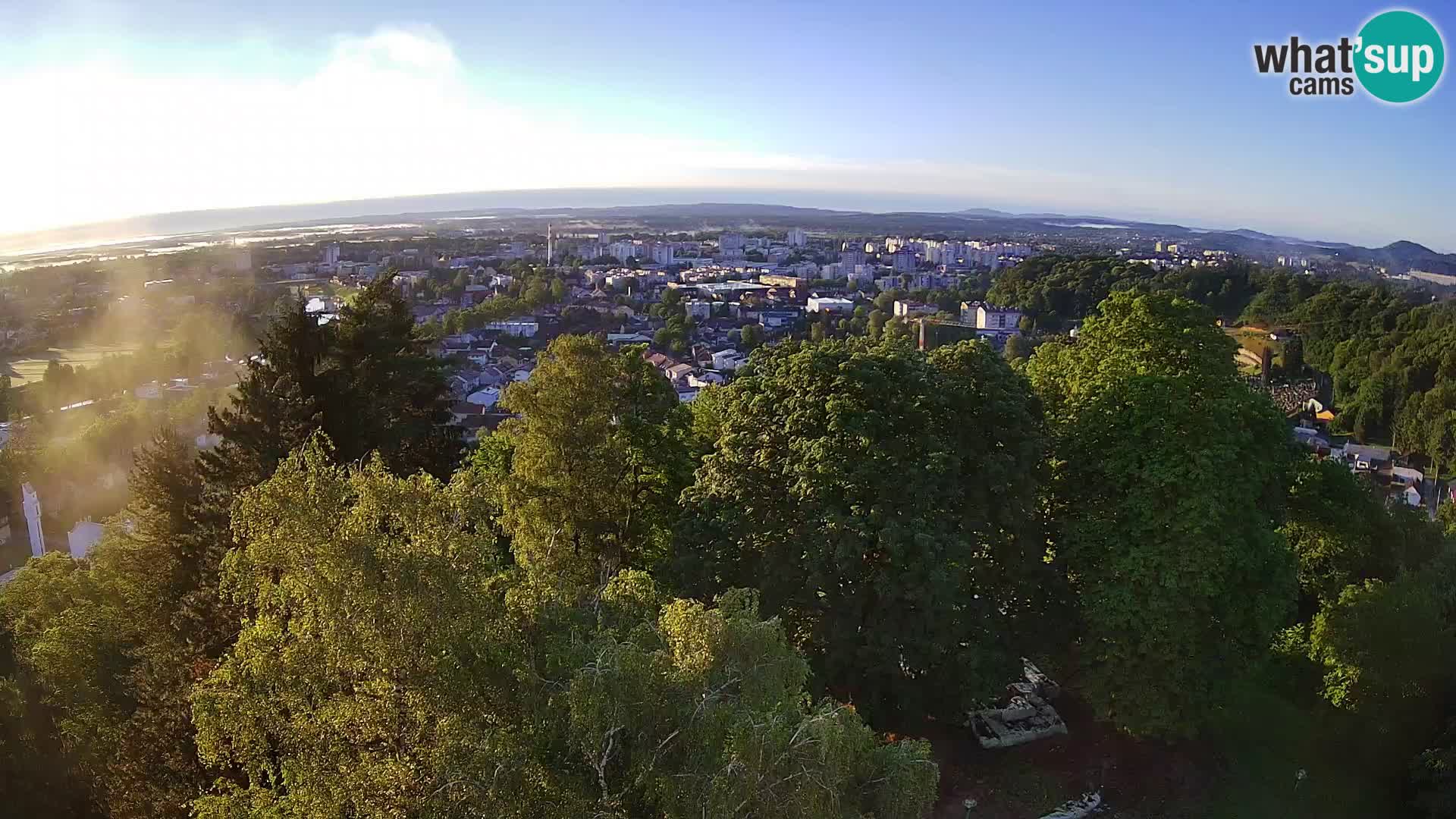 Webcam Karlovac Dubovac Castle – Live View of Karlovac’s Historic Landmark