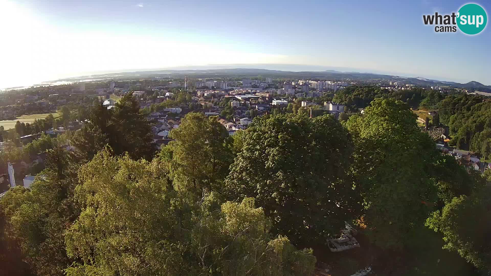 Webcam Karlovac Château Dubovac – Vue en direct de ce monument historique