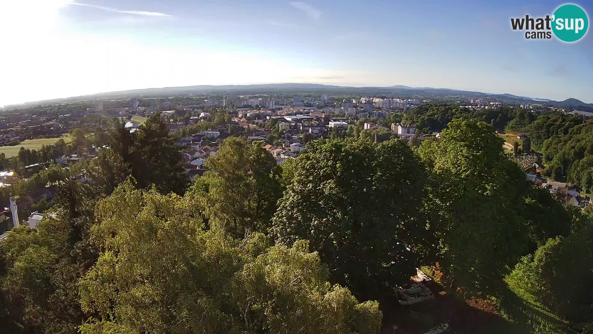 Webcam Karlovac Château Dubovac – Vue en direct de ce monument historique