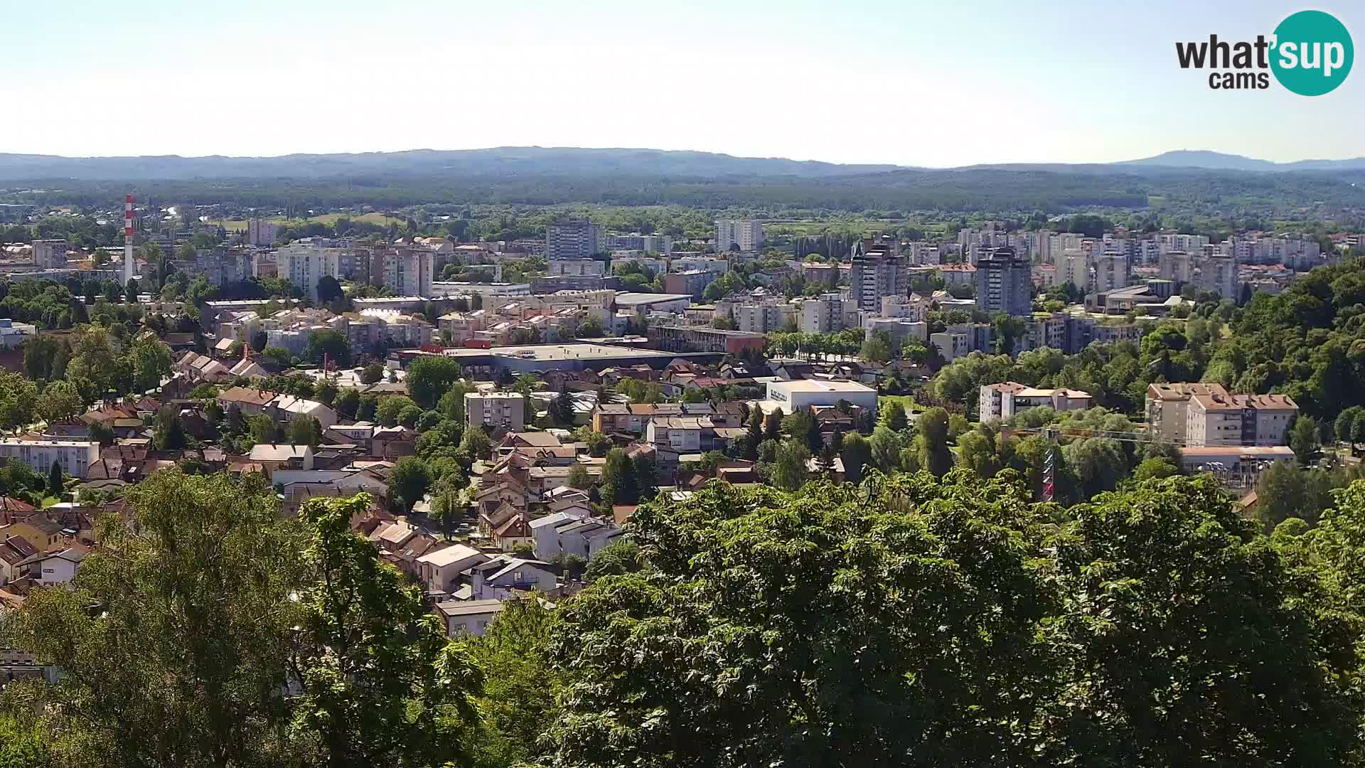 Webcam Karlovac Château Dubovac – Vue en direct de ce monument historique