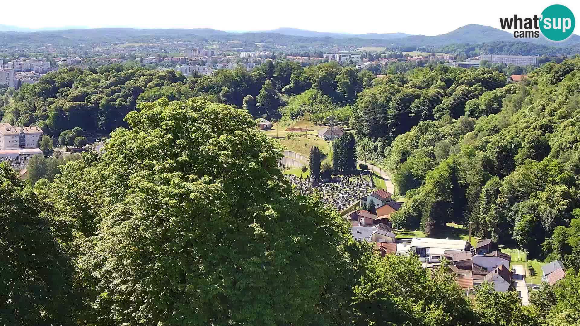 Webcam Karlovac Château Dubovac – Vue en direct de ce monument historique