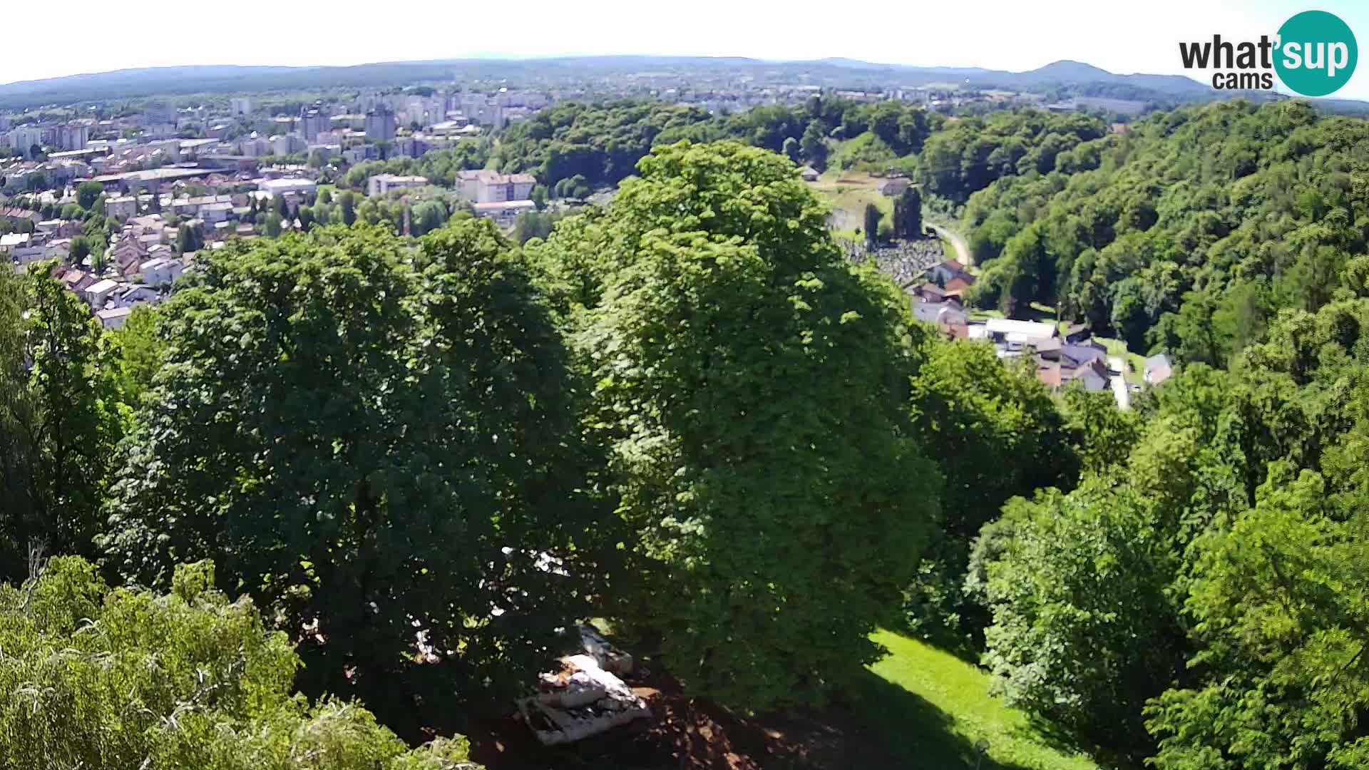 Web kamera Karlovac – Dvorac Dubovac uživo