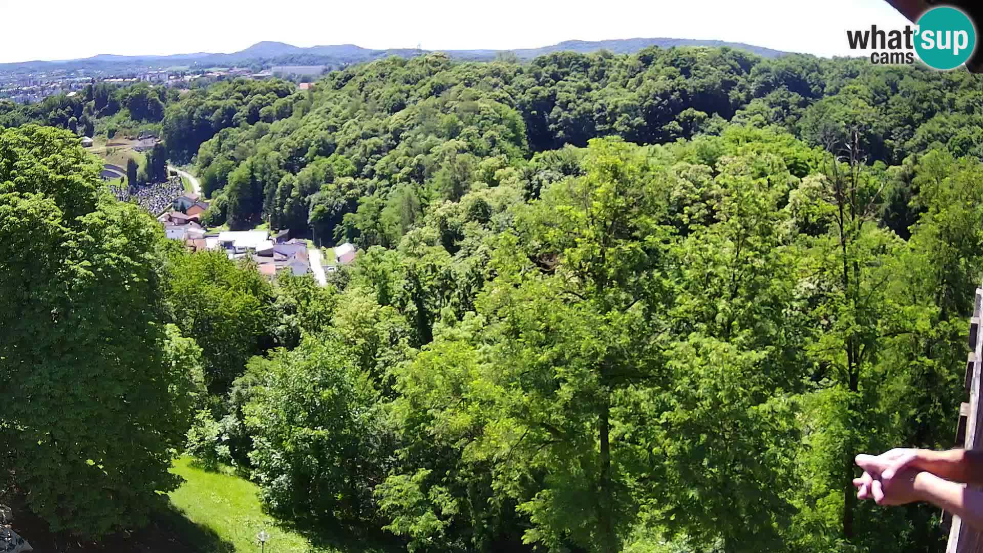 Spletna kamera Karlovac Dubovac grad – Pogled v živo na zgodovinsko znamenitost Karlovca