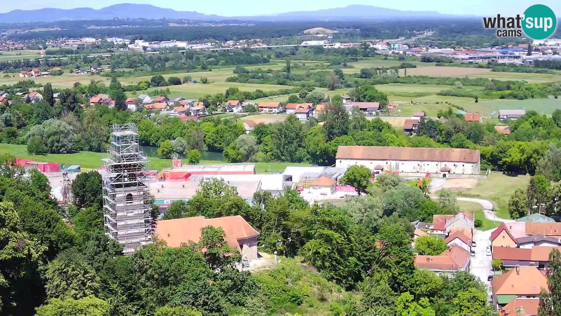Webcam Karlovac Château Dubovac – Vue en direct de ce monument historique