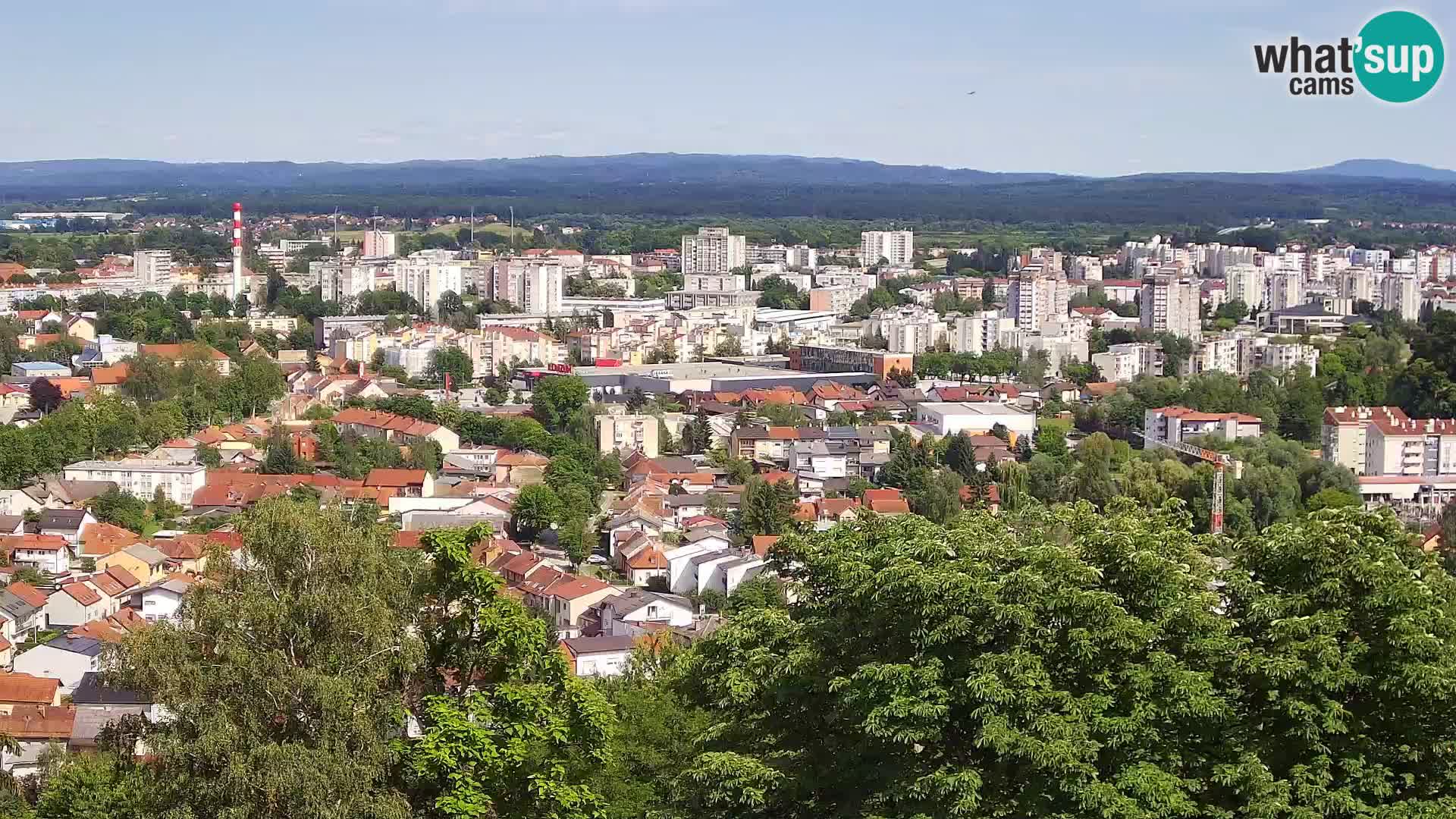 Webcam Karlovac Château Dubovac – Vue en direct de ce monument historique