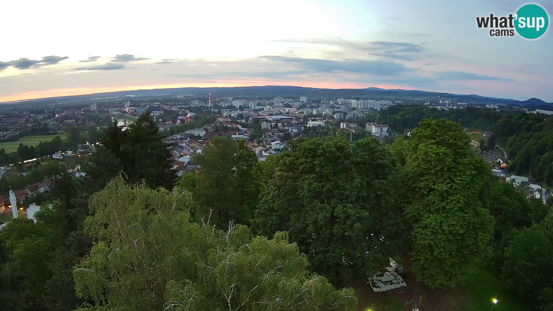Webcam Karlovac Château Dubovac – Vue en direct de ce monument historique