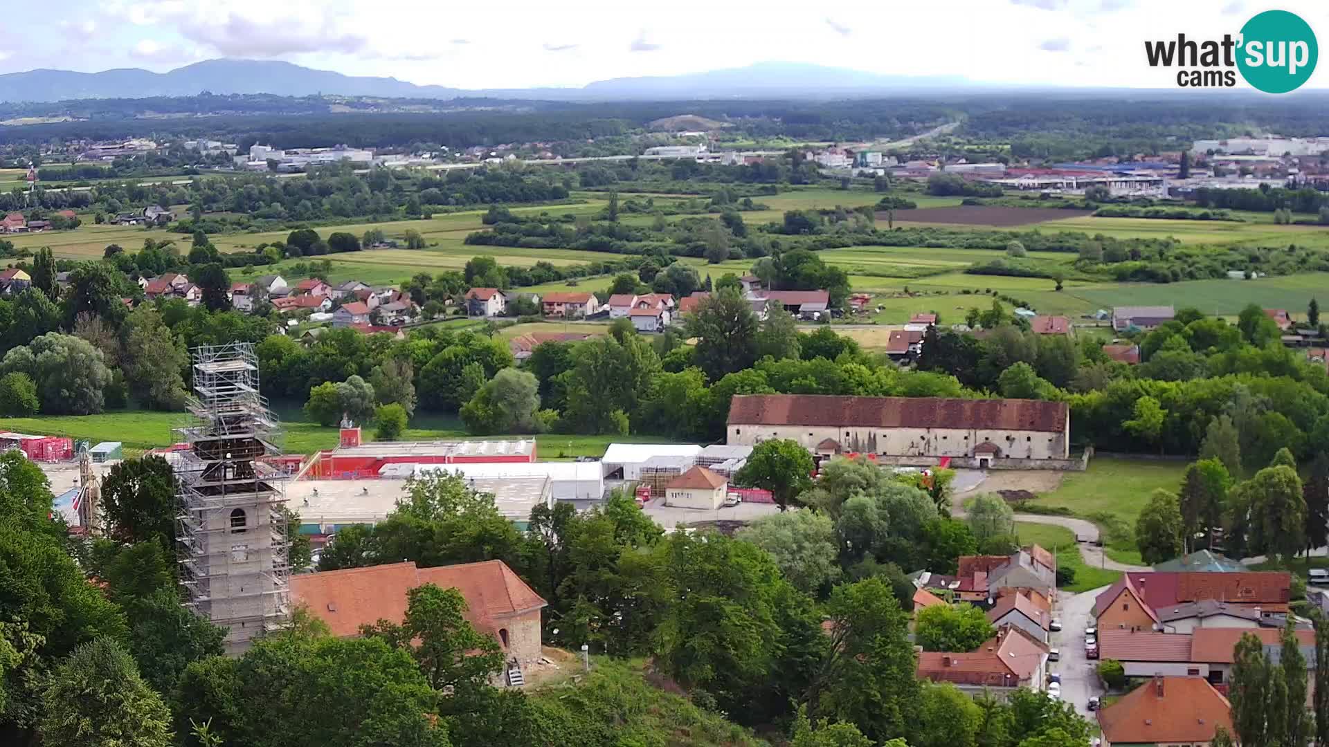 Webcam Karlovac Château Dubovac – Vue en direct de ce monument historique