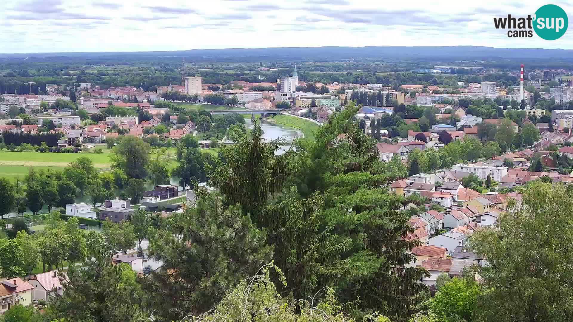 Webcam Karlovac Château Dubovac – Vue en direct de ce monument historique