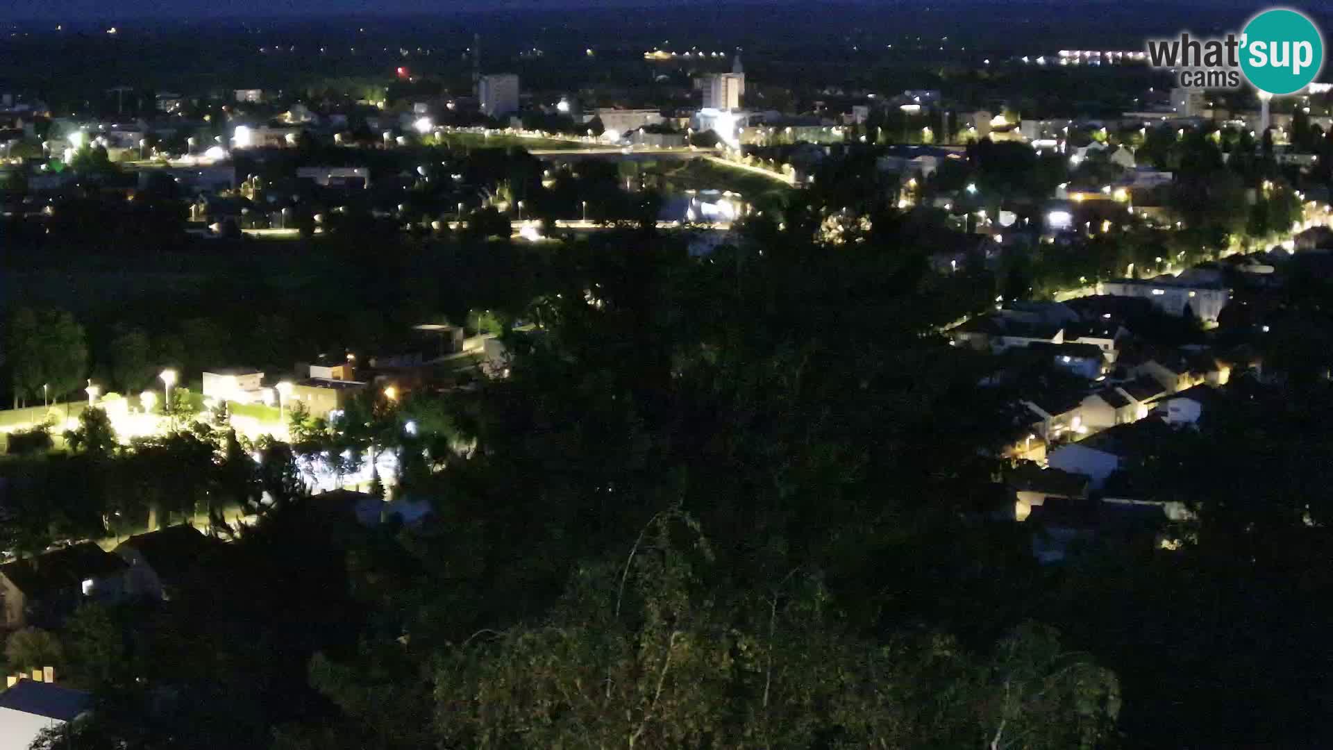 Spletna kamera Karlovac Dubovac grad – Pogled v živo na zgodovinsko znamenitost Karlovca