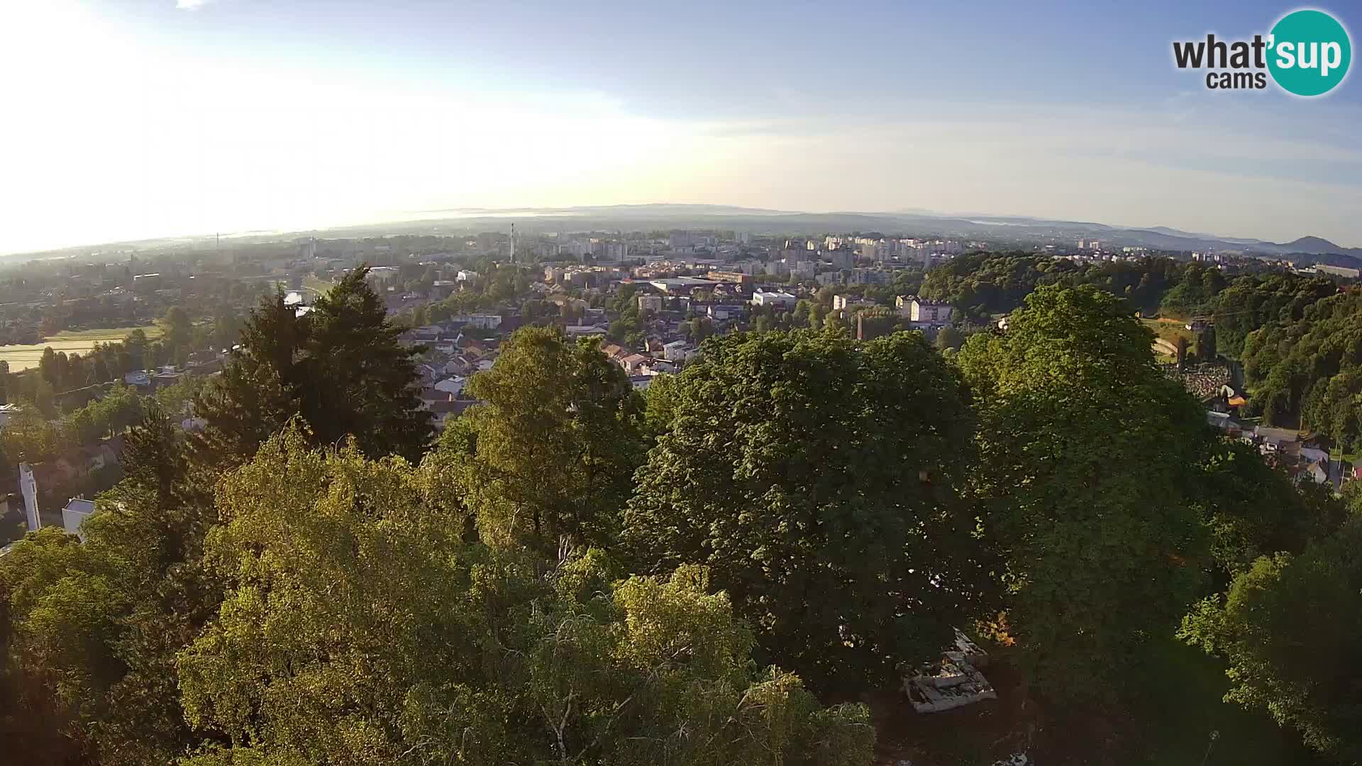 Webcam Karlovac Château Dubovac – Vue en direct de ce monument historique