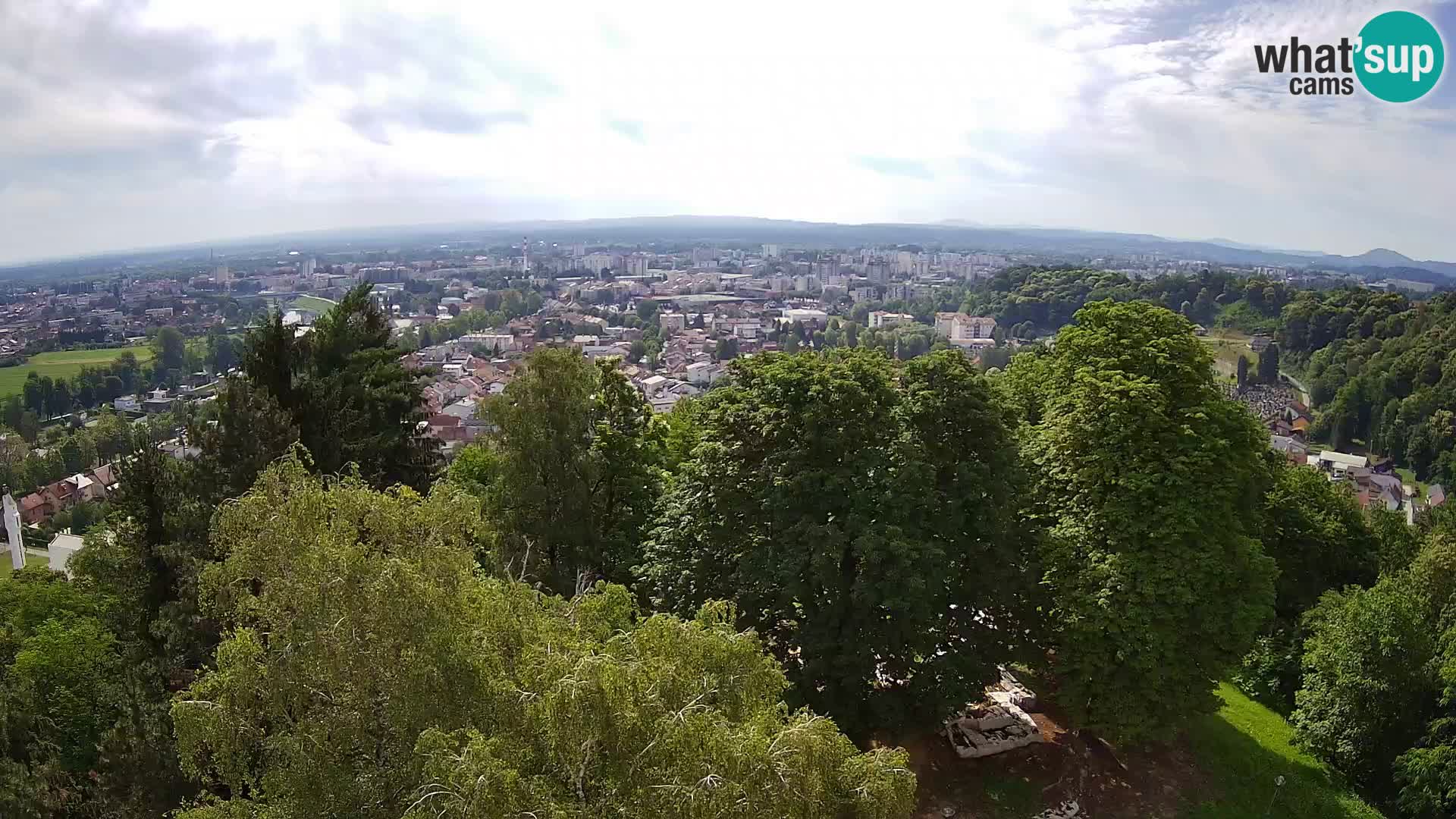 Webcam Karlovac Château Dubovac – Vue en direct de ce monument historique