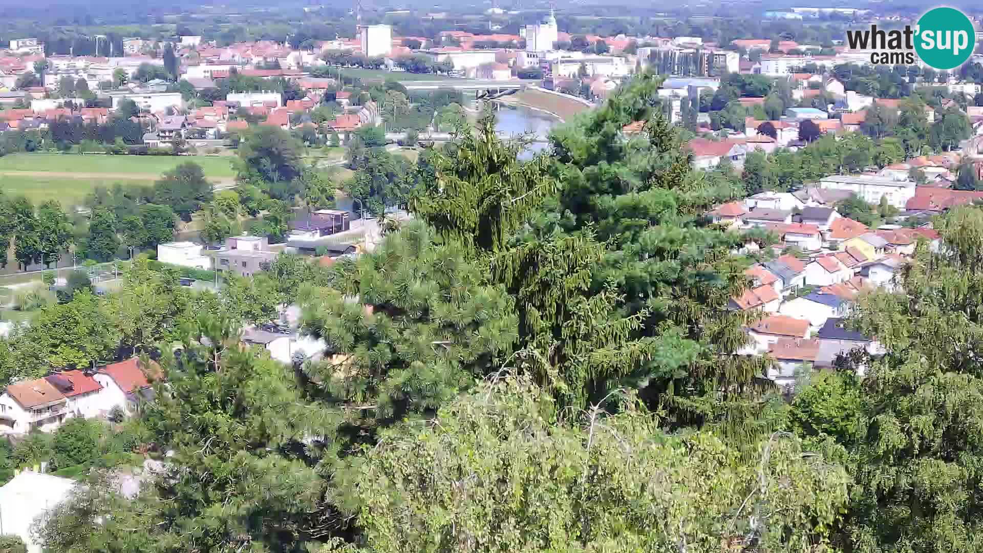 Spletna kamera Karlovac Dubovac grad – Pogled v živo na zgodovinsko znamenitost Karlovca