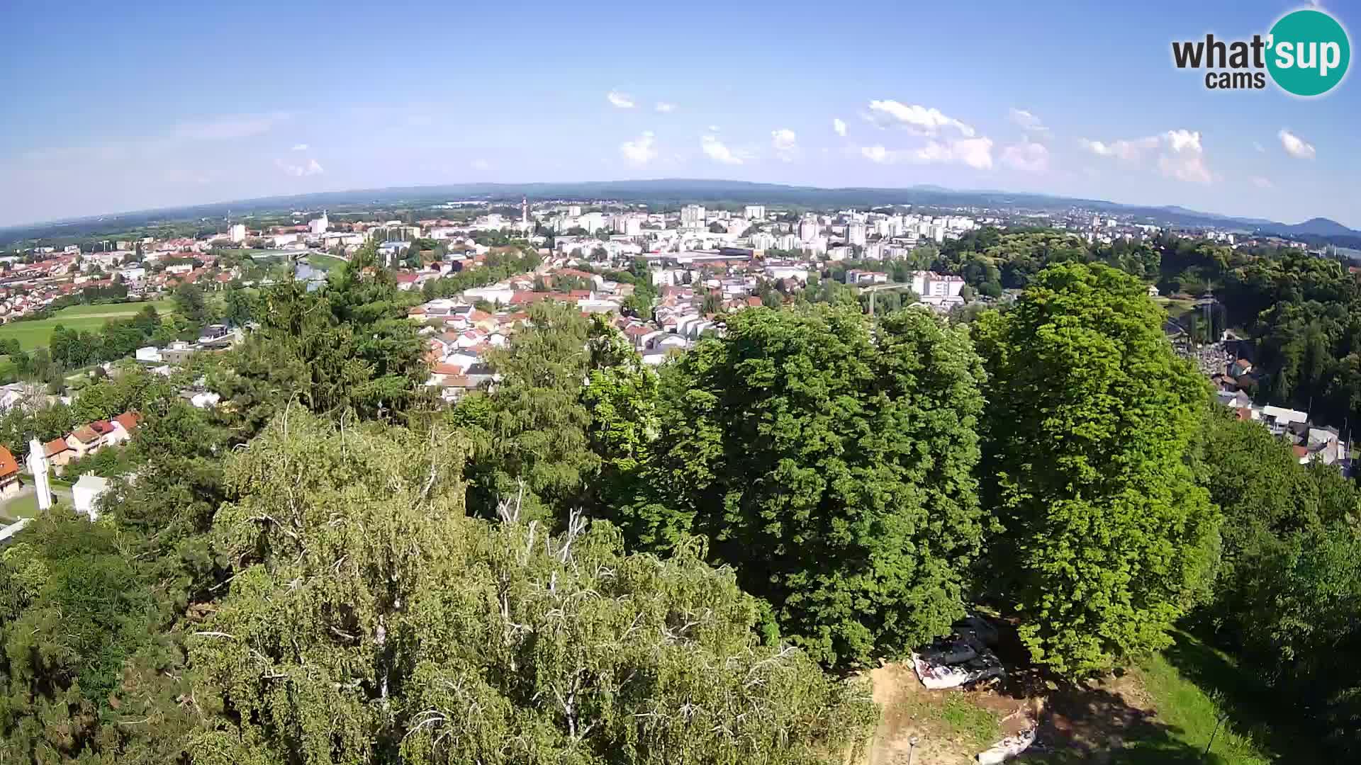 Webcam Karlovac Château Dubovac – Vue en direct de ce monument historique