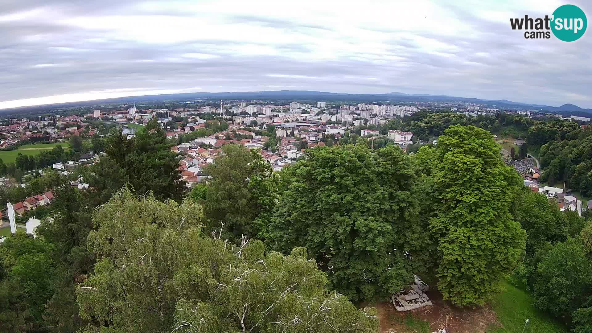 Webcam Karlovac Dubovac Castle – Live View of Karlovac’s Historic Landmark