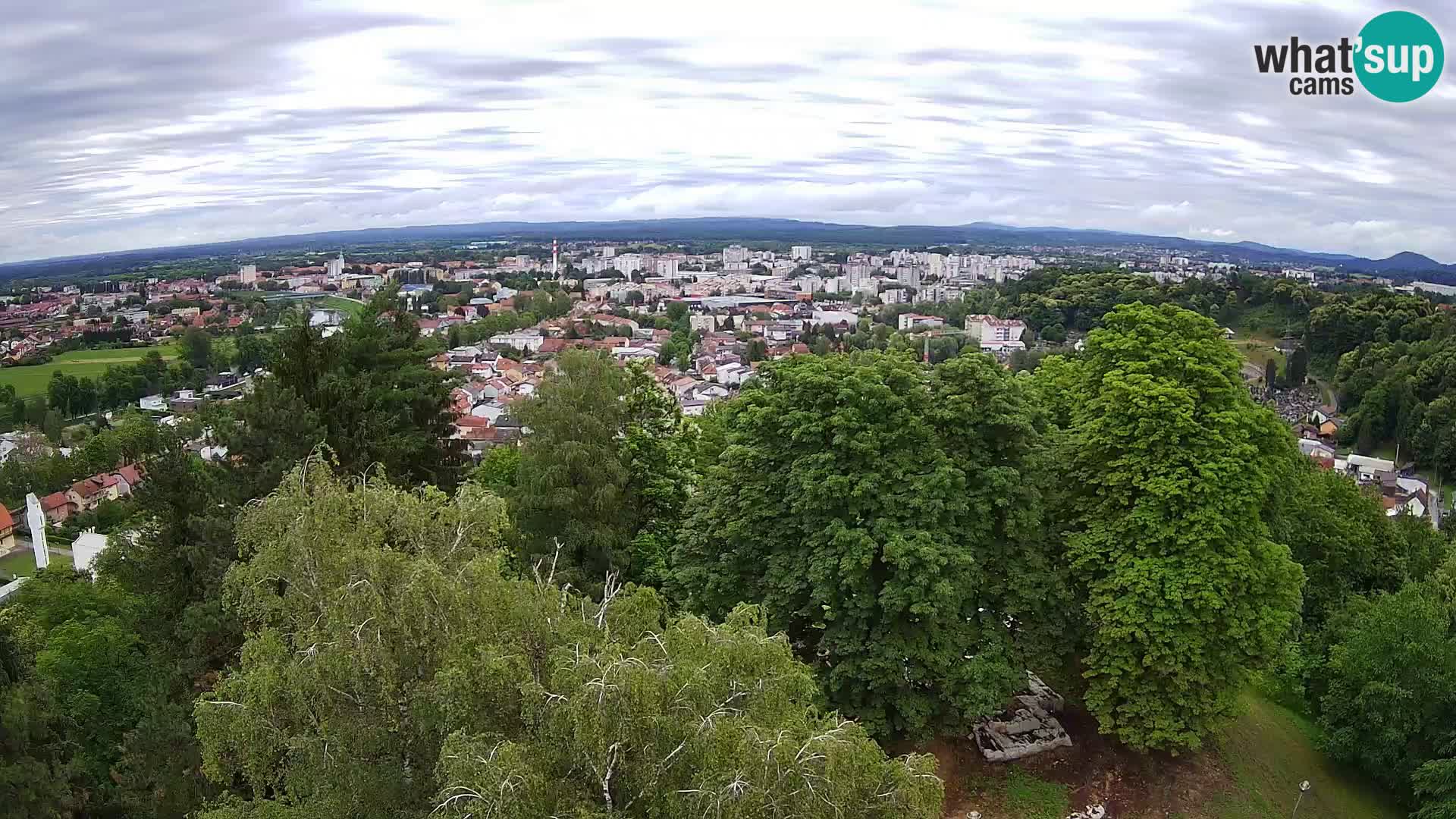 Webcam Karlovac Dubovac Castle – Live View of Karlovac’s Historic Landmark