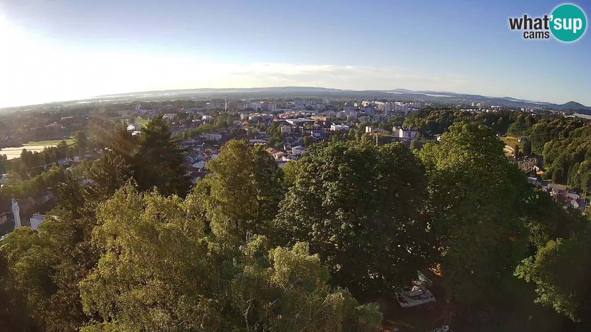 Webcam Karlovac Château Dubovac – Vue en direct de ce monument historique