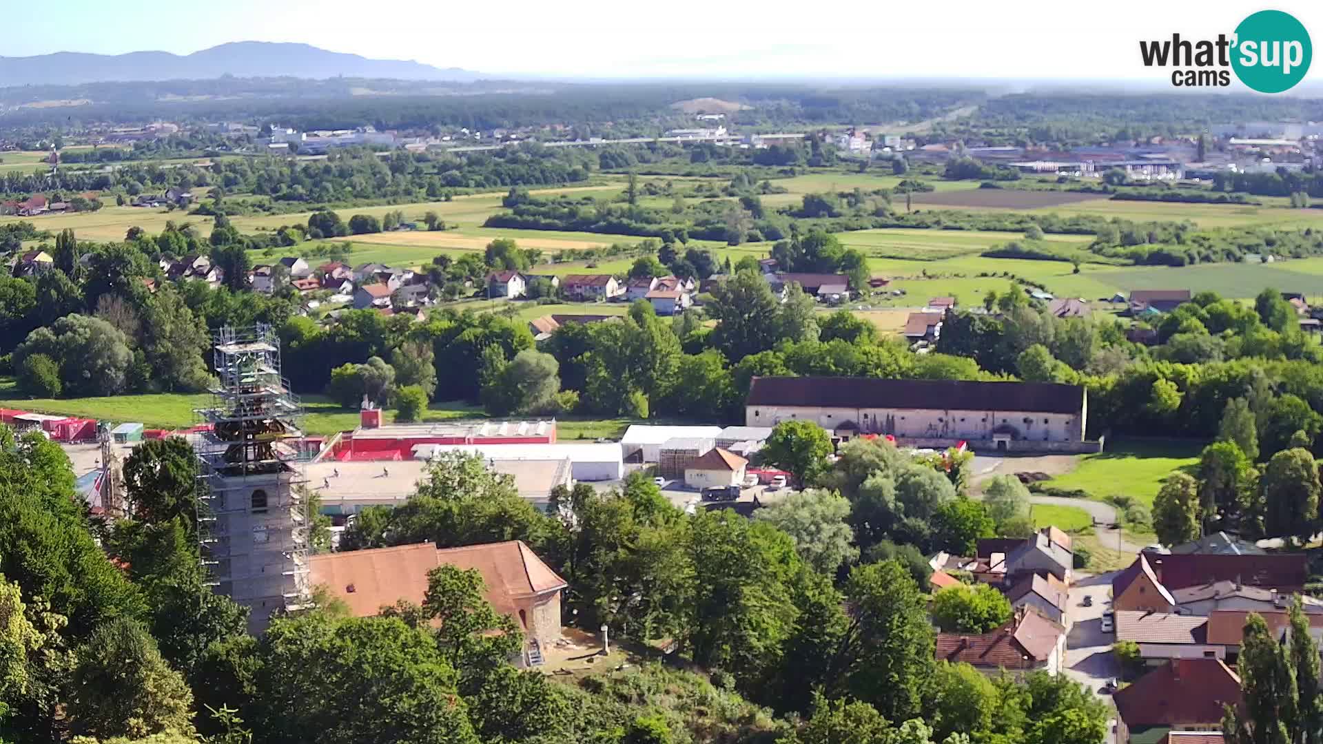 Spletna kamera Karlovac Dubovac grad – Pogled v živo na zgodovinsko znamenitost Karlovca