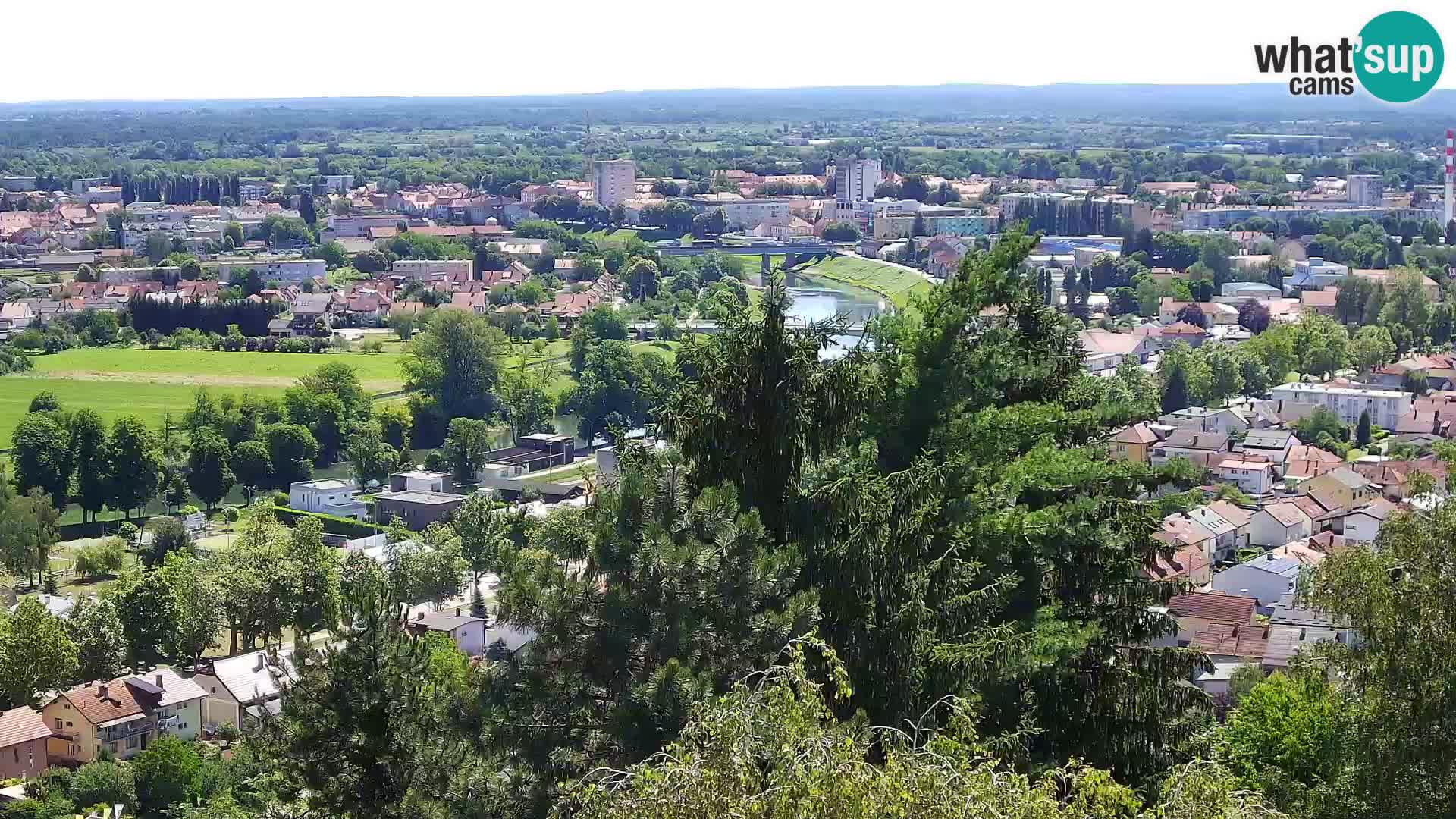 Spletna kamera Karlovac Dubovac grad – Pogled v živo na zgodovinsko znamenitost Karlovca