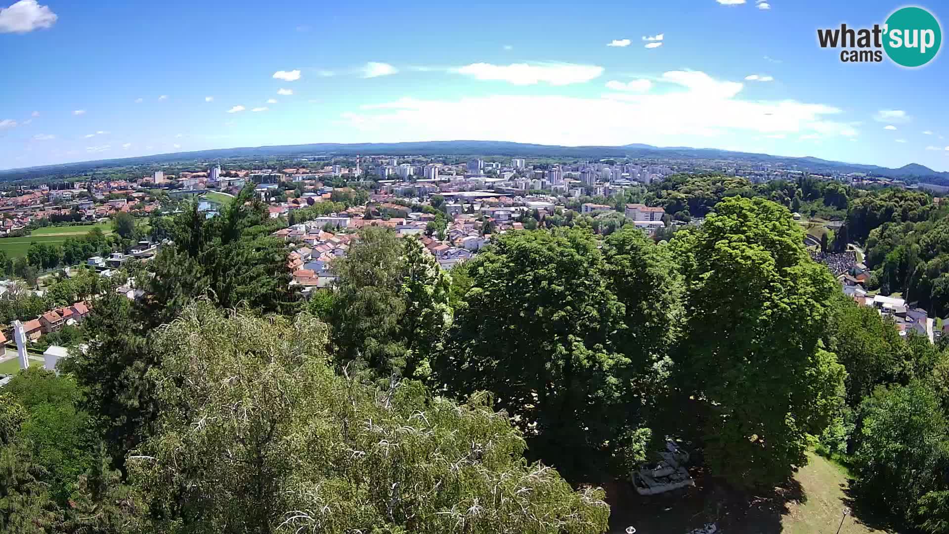 Webcam Karlovac Dubovac Castle – Live View of Karlovac’s Historic Landmark