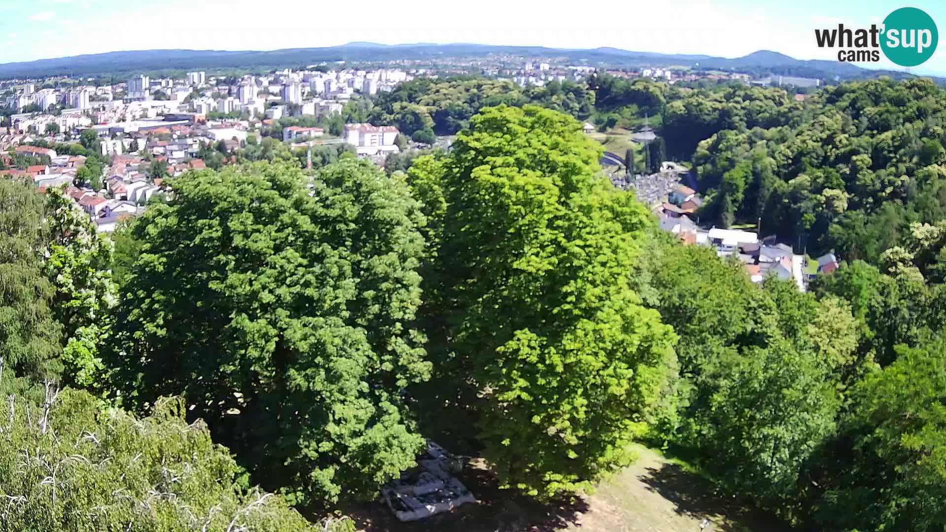 Webcam Karlovac Château Dubovac – Vue en direct de ce monument historique