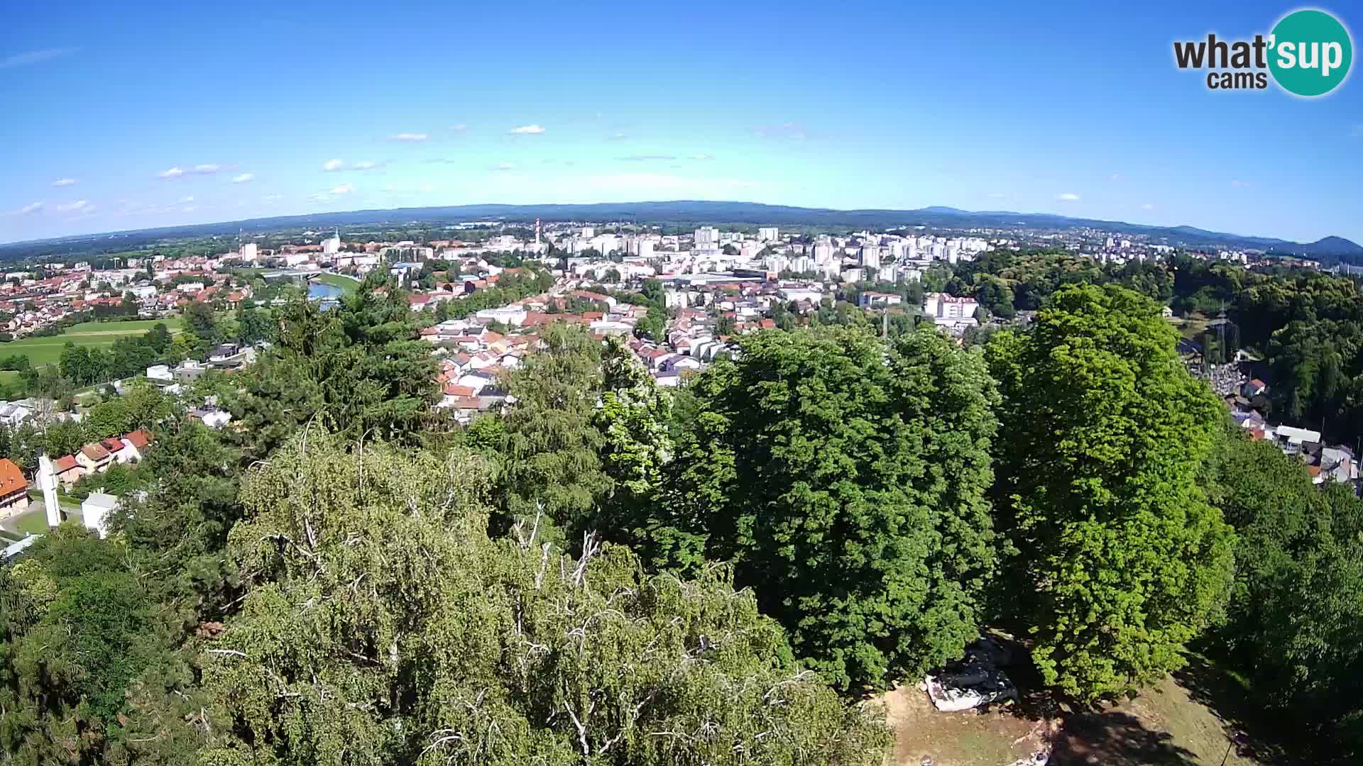 Webcam Karlovac Château Dubovac – Vue en direct de ce monument historique