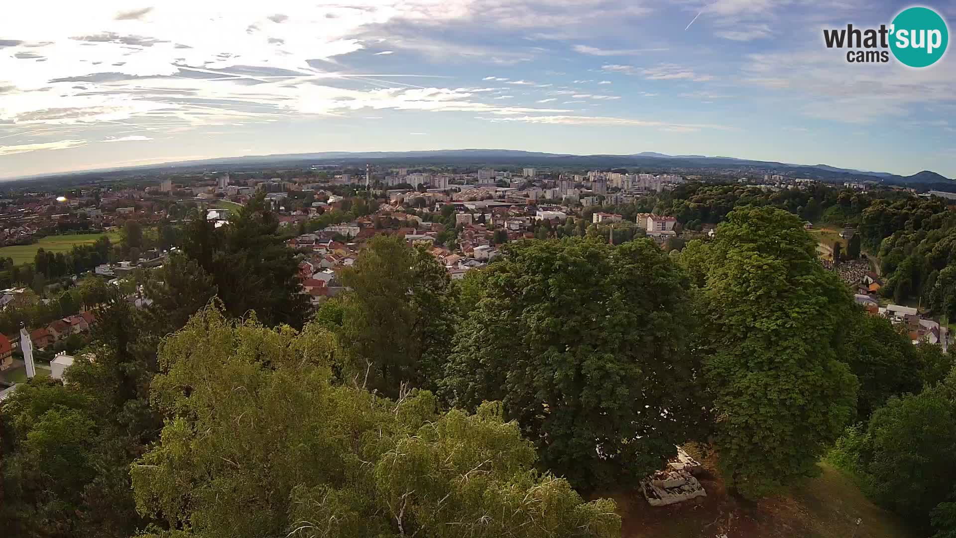 Webcam Karlovac Château Dubovac – Vue en direct de ce monument historique