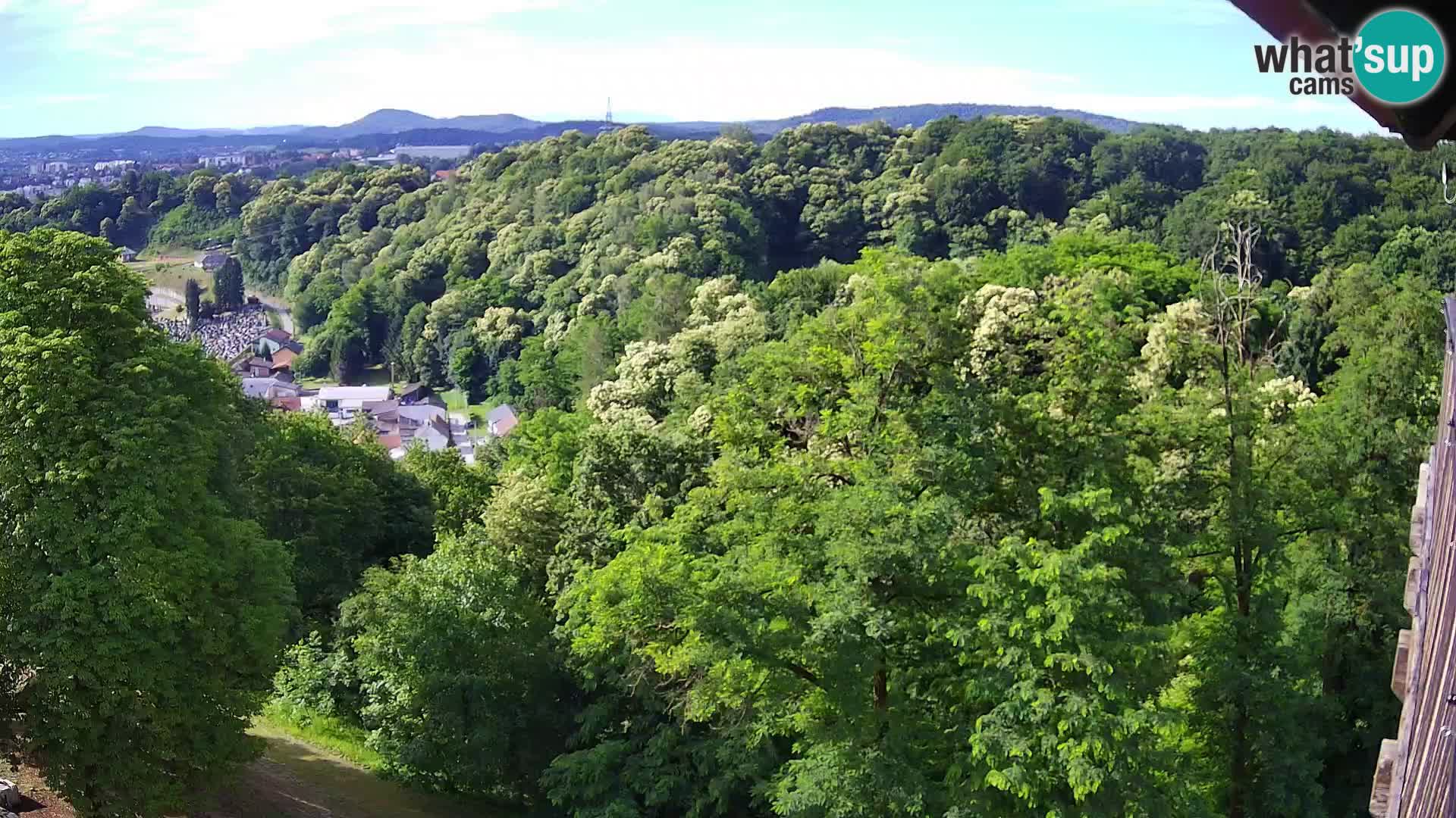 Webcam Karlovac Château Dubovac – Vue en direct de ce monument historique