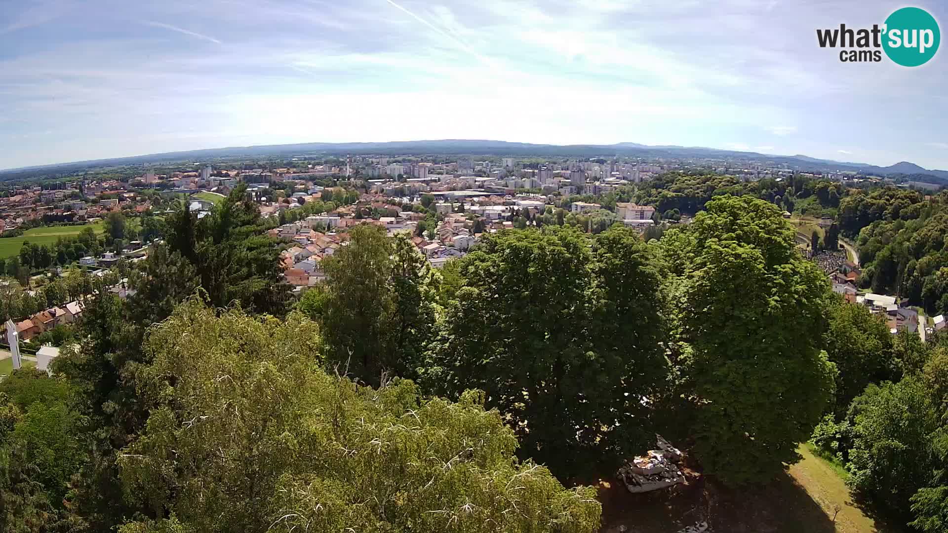 Webcam Karlovac Château Dubovac – Vue en direct de ce monument historique