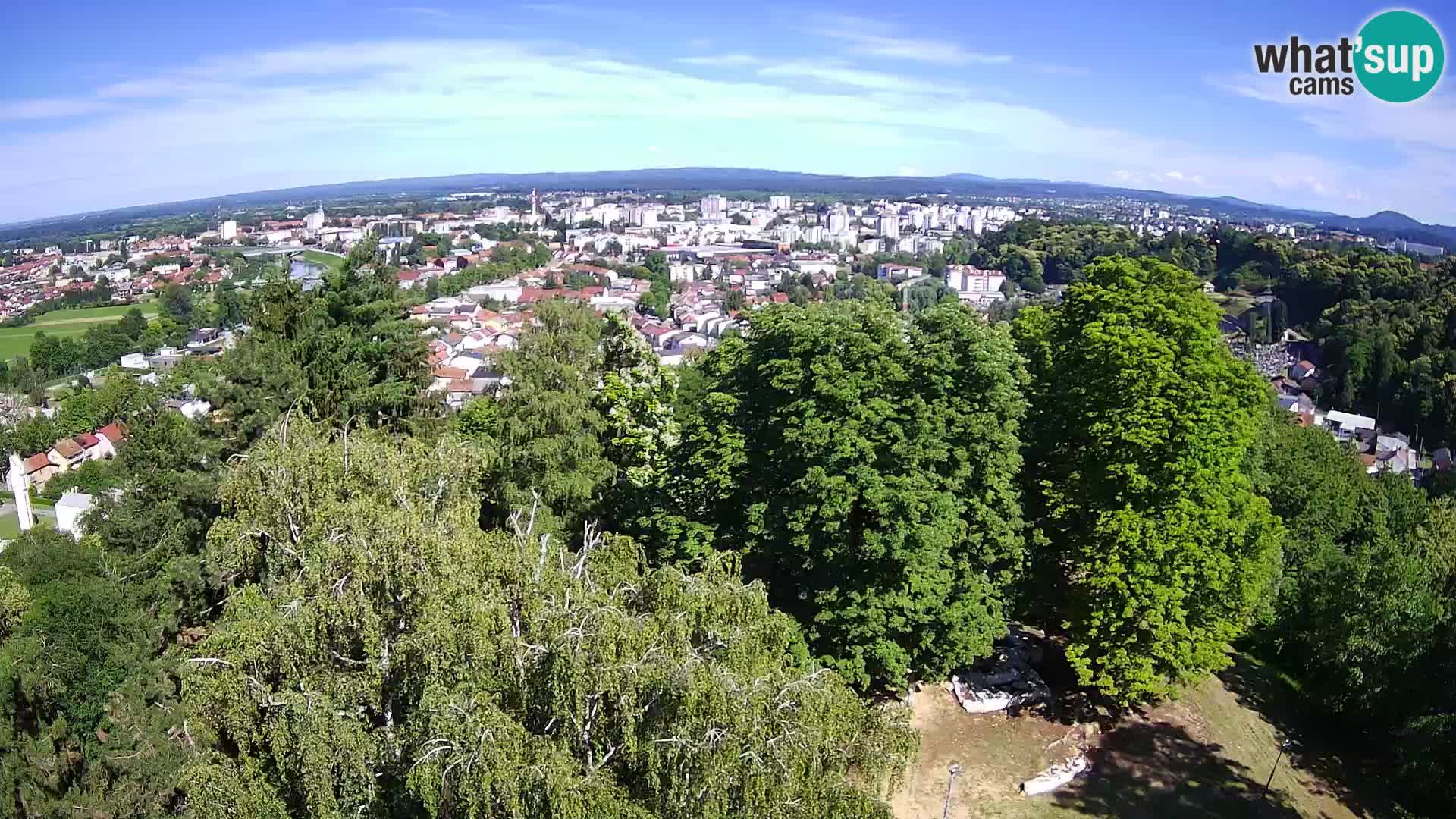 Web kamera Karlovac – Dvorac Dubovac uživo