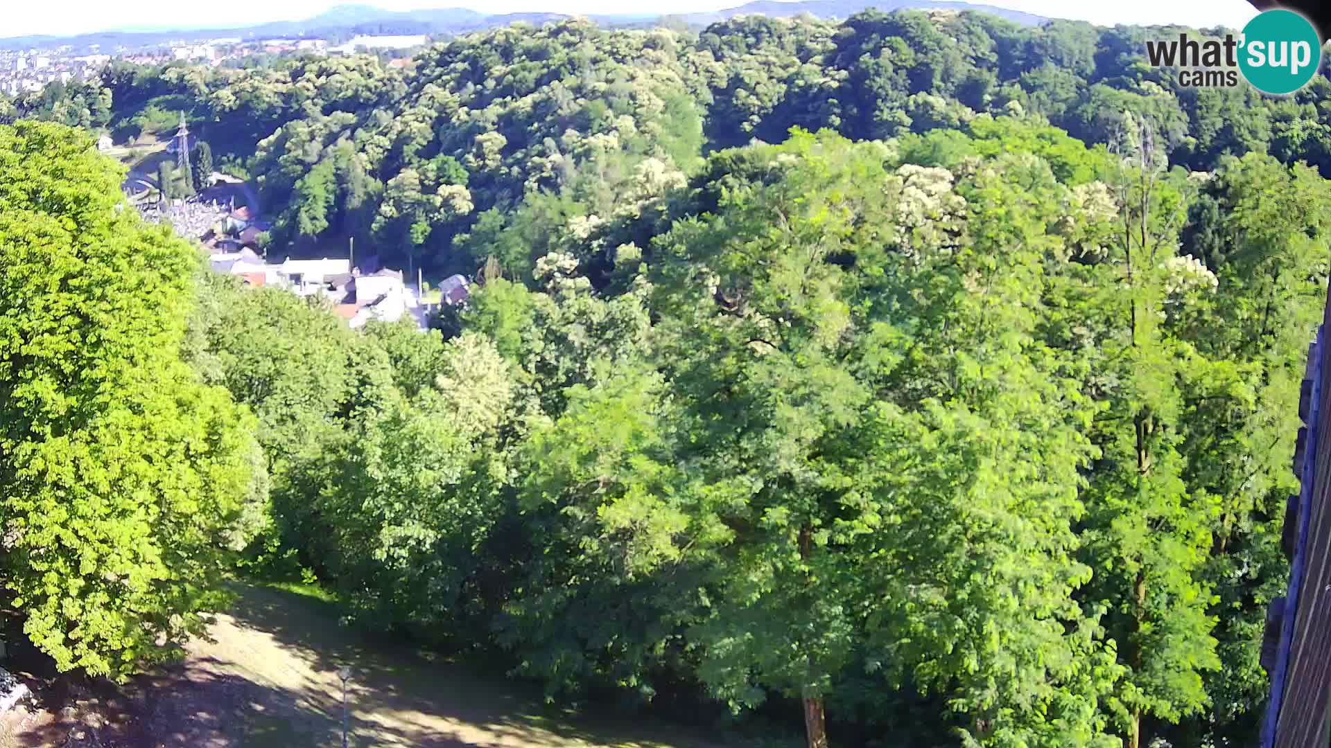 Spletna kamera Karlovac Dubovac grad – Pogled v živo na zgodovinsko znamenitost Karlovca