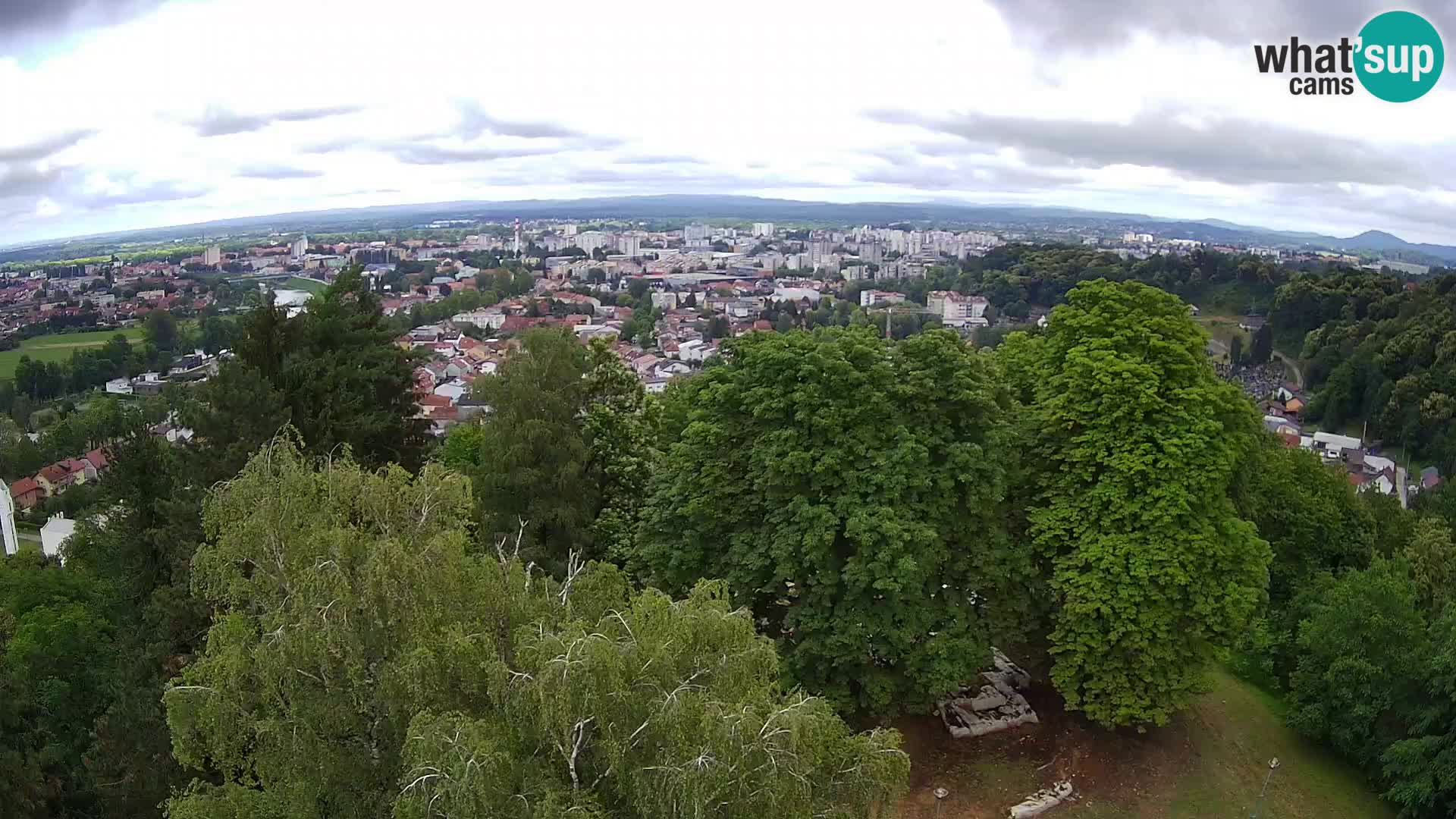 Webcam Karlovac Dubovac Castle – Live View of Karlovac’s Historic Landmark