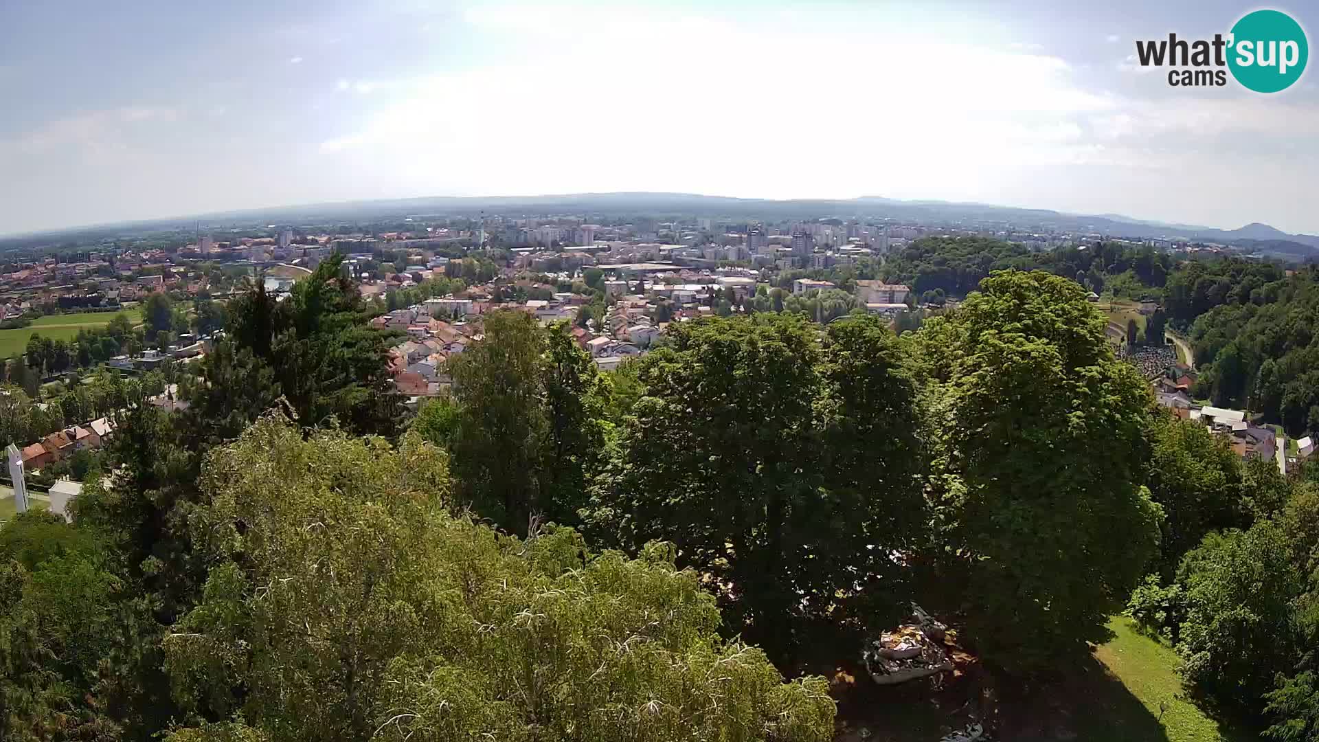Webcam Karlovac Château Dubovac – Vue en direct de ce monument historique