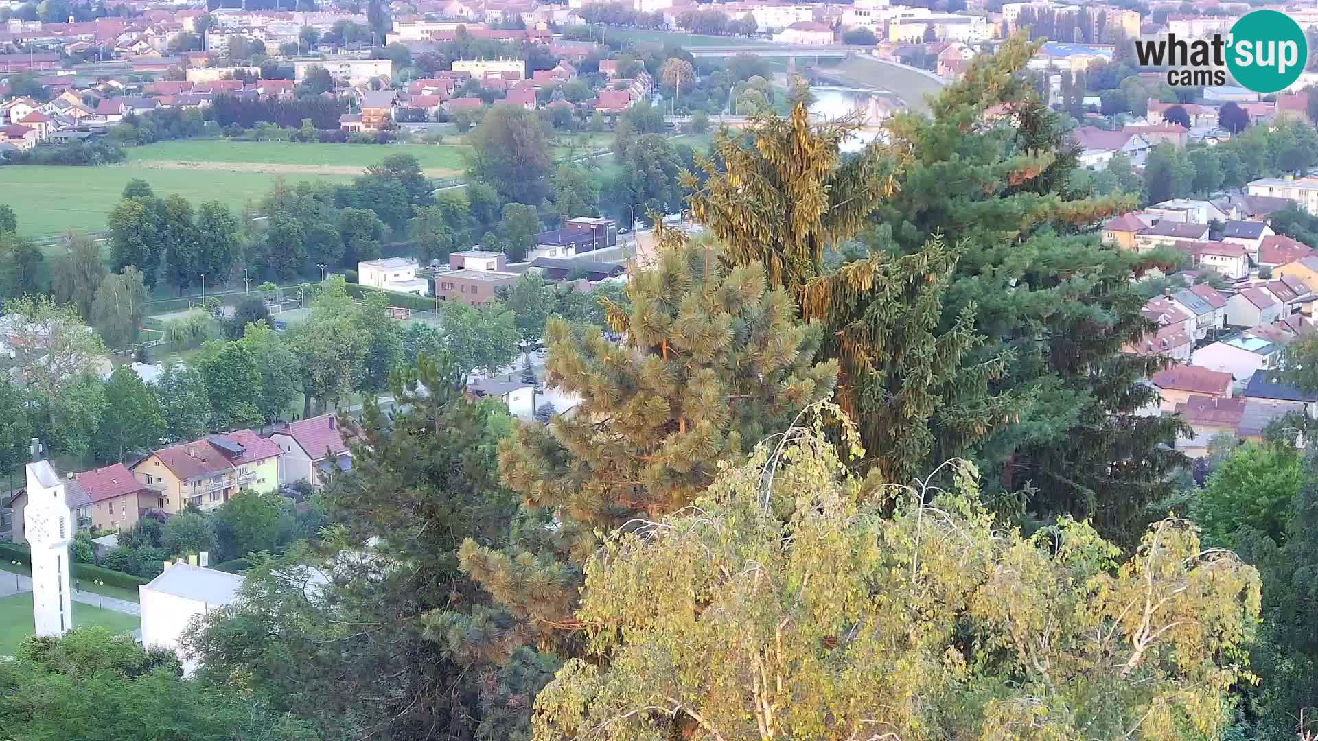 Spletna kamera Karlovac Dubovac grad – Pogled v živo na zgodovinsko znamenitost Karlovca