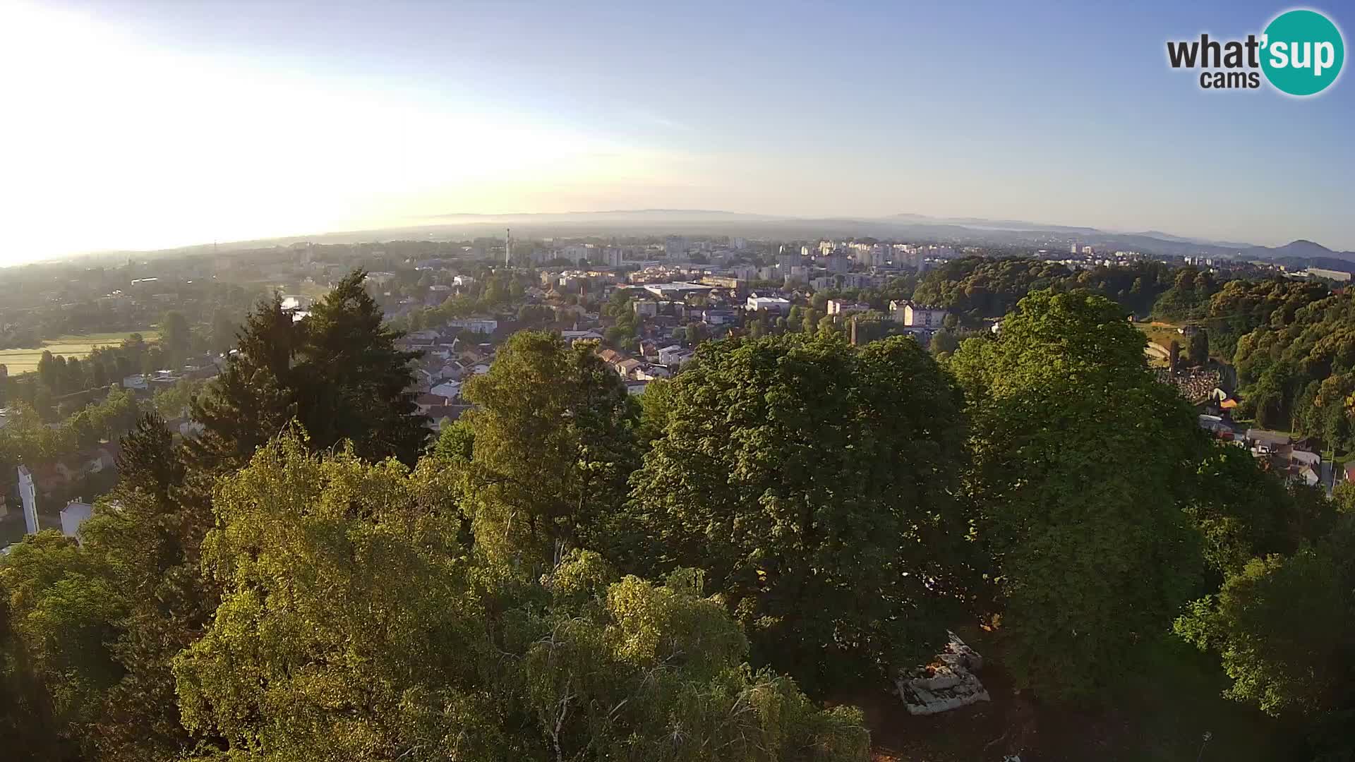 Webcam Karlovac Château Dubovac – Vue en direct de ce monument historique