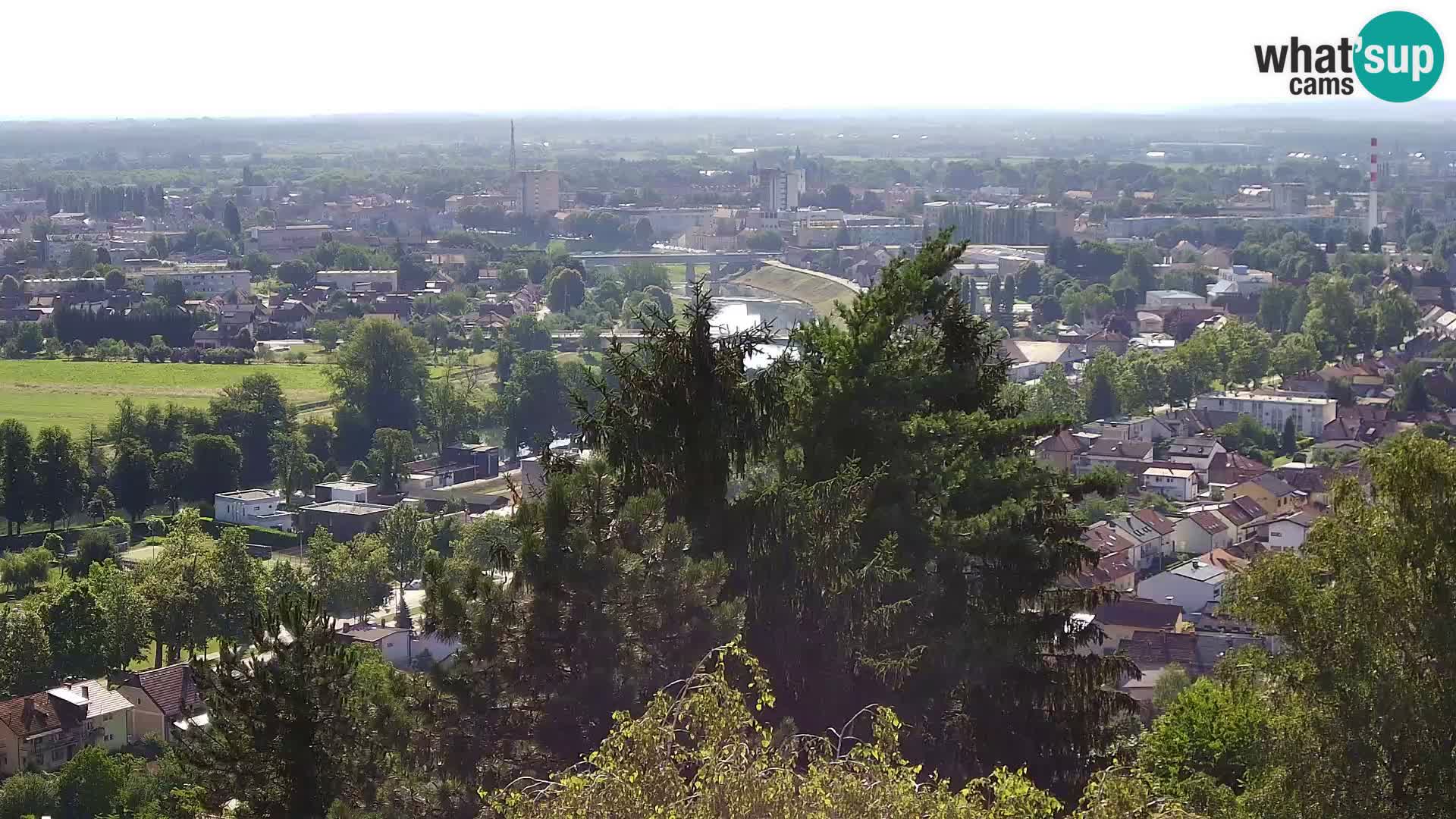 Spletna kamera Karlovac Dubovac grad – Pogled v živo na zgodovinsko znamenitost Karlovca