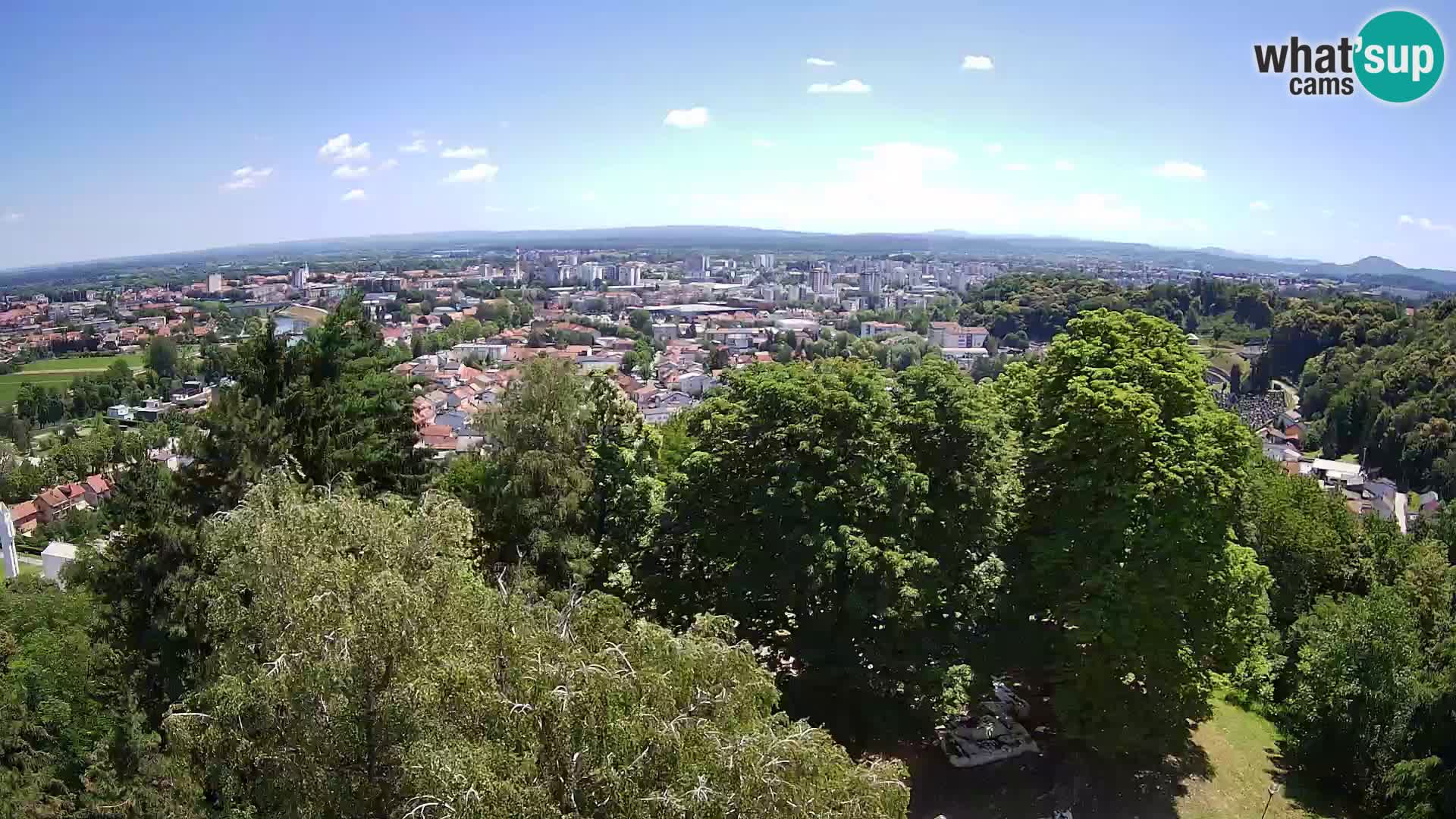 Webcam Karlovac Château Dubovac – Vue en direct de ce monument historique