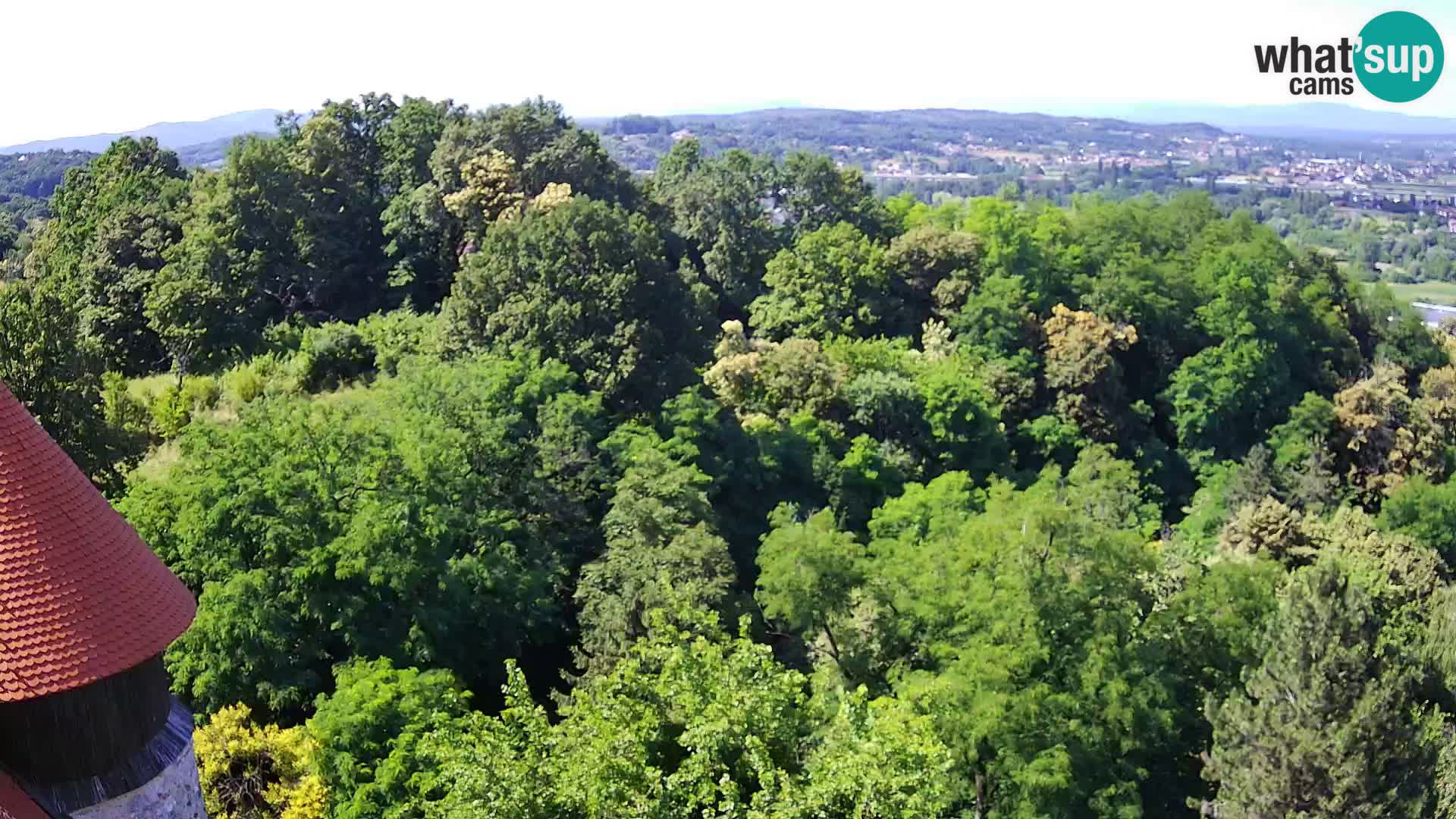 Spletna kamera Karlovac Dubovac grad – Pogled v živo na zgodovinsko znamenitost Karlovca