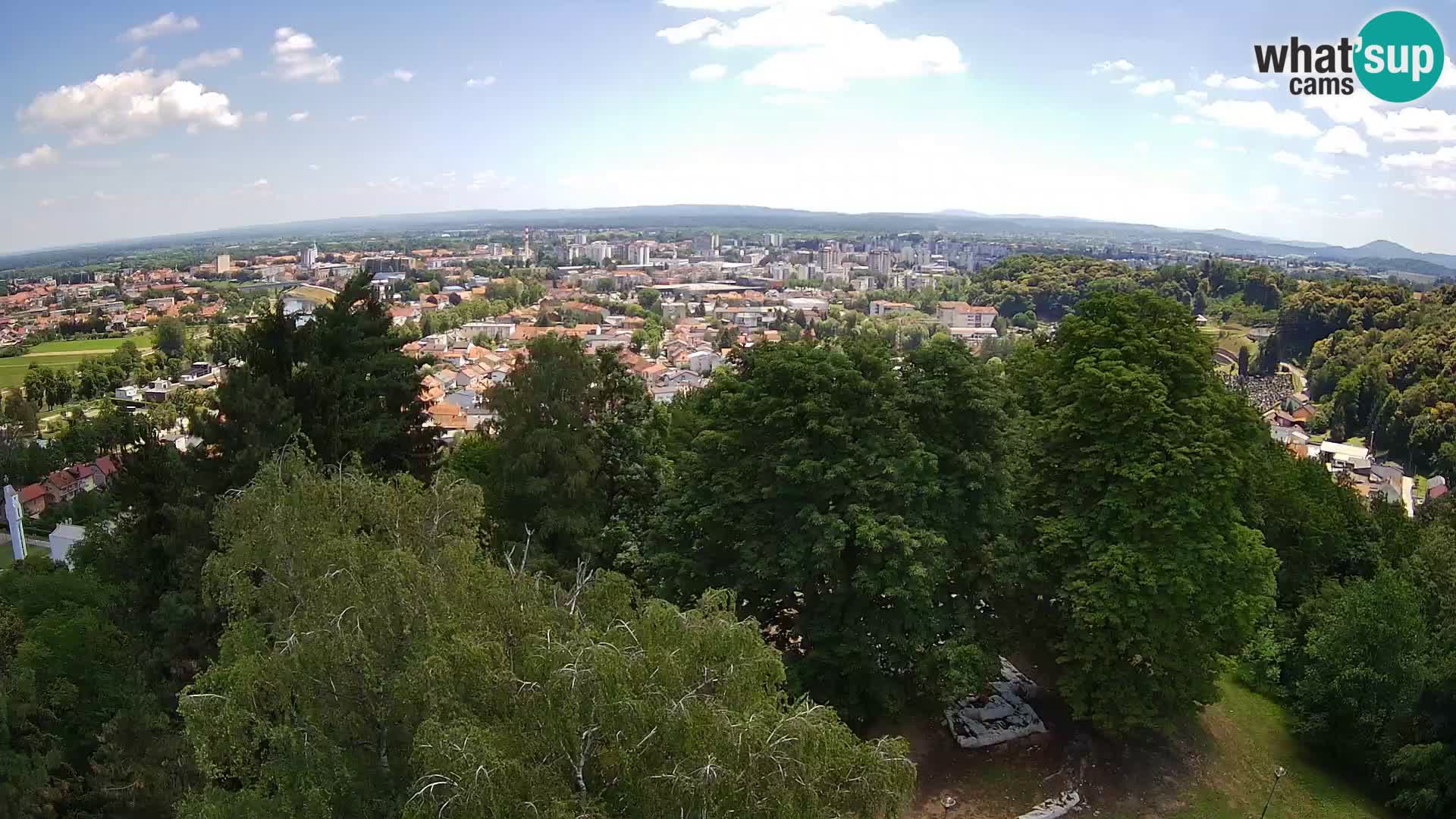 Webcam Karlovac Dubovac Castle – Live View of Karlovac’s Historic Landmark