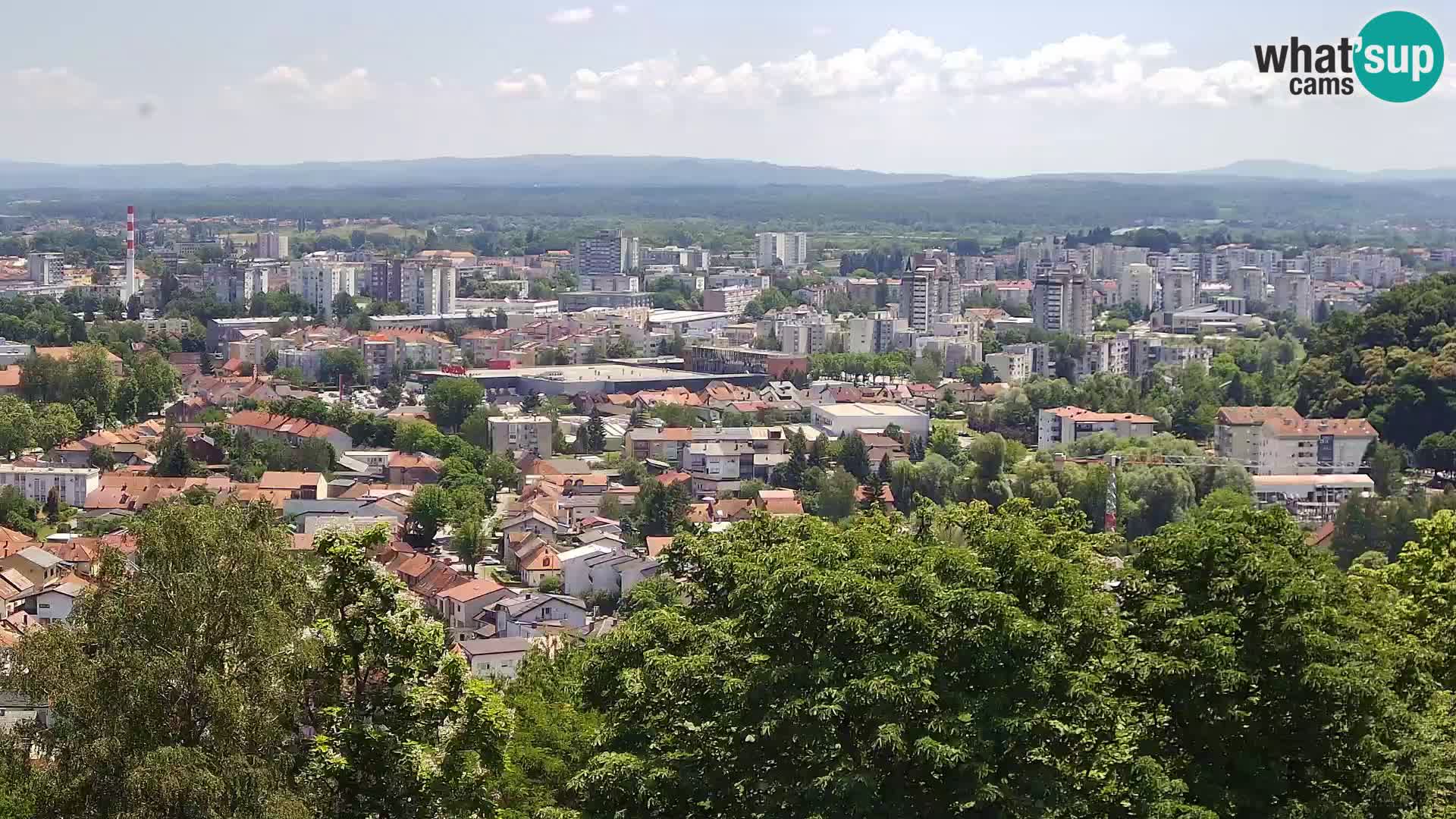 Web kamera Karlovac – Dvorac Dubovac uživo