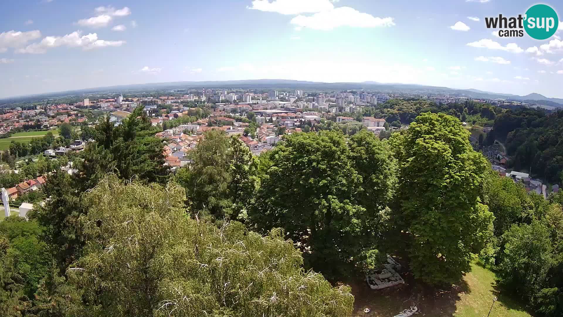 Webcam Karlovac Dubovac Castle – Live View of Karlovac’s Historic Landmark