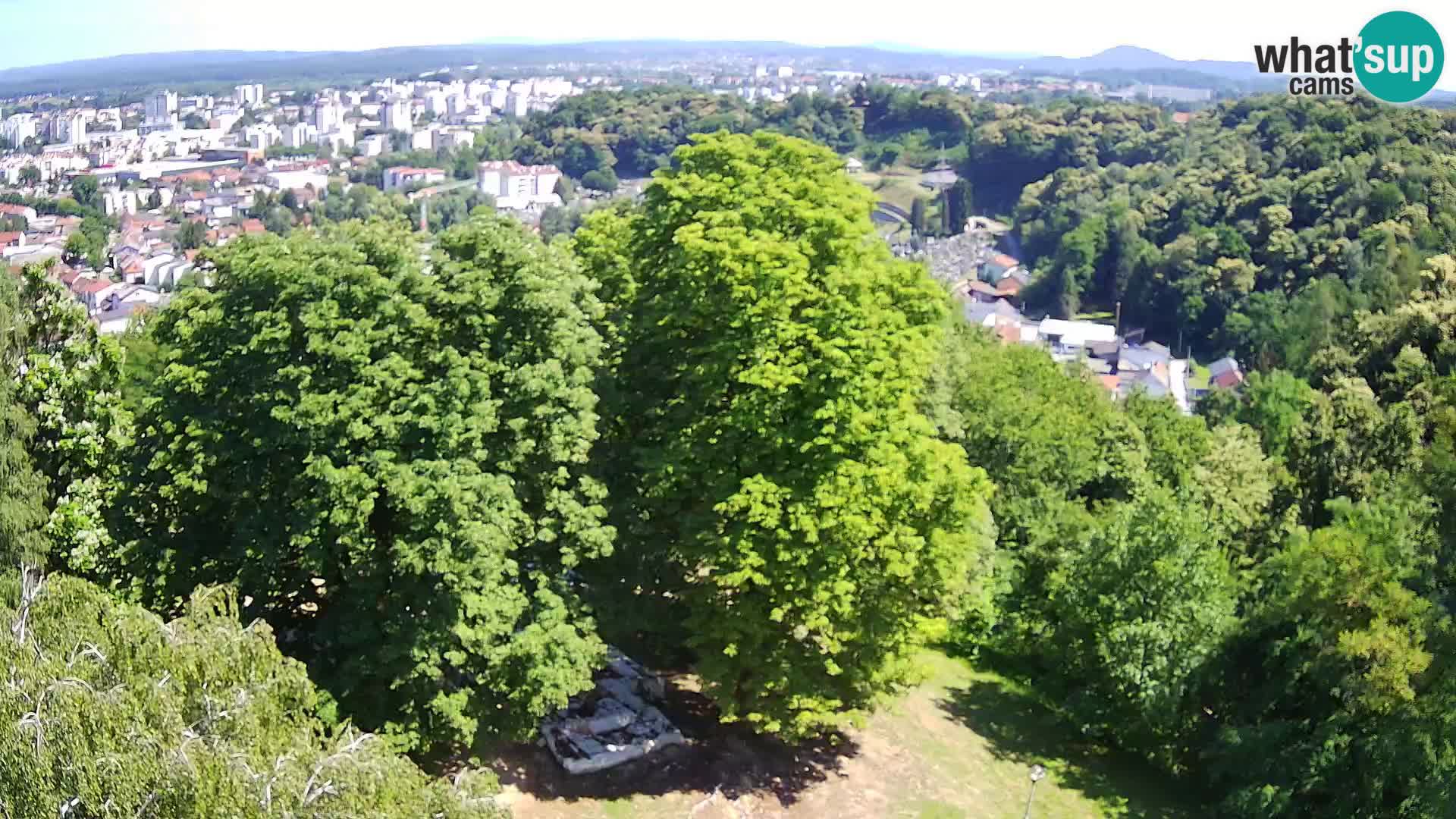 Webcam Karlovac Château Dubovac – Vue en direct de ce monument historique