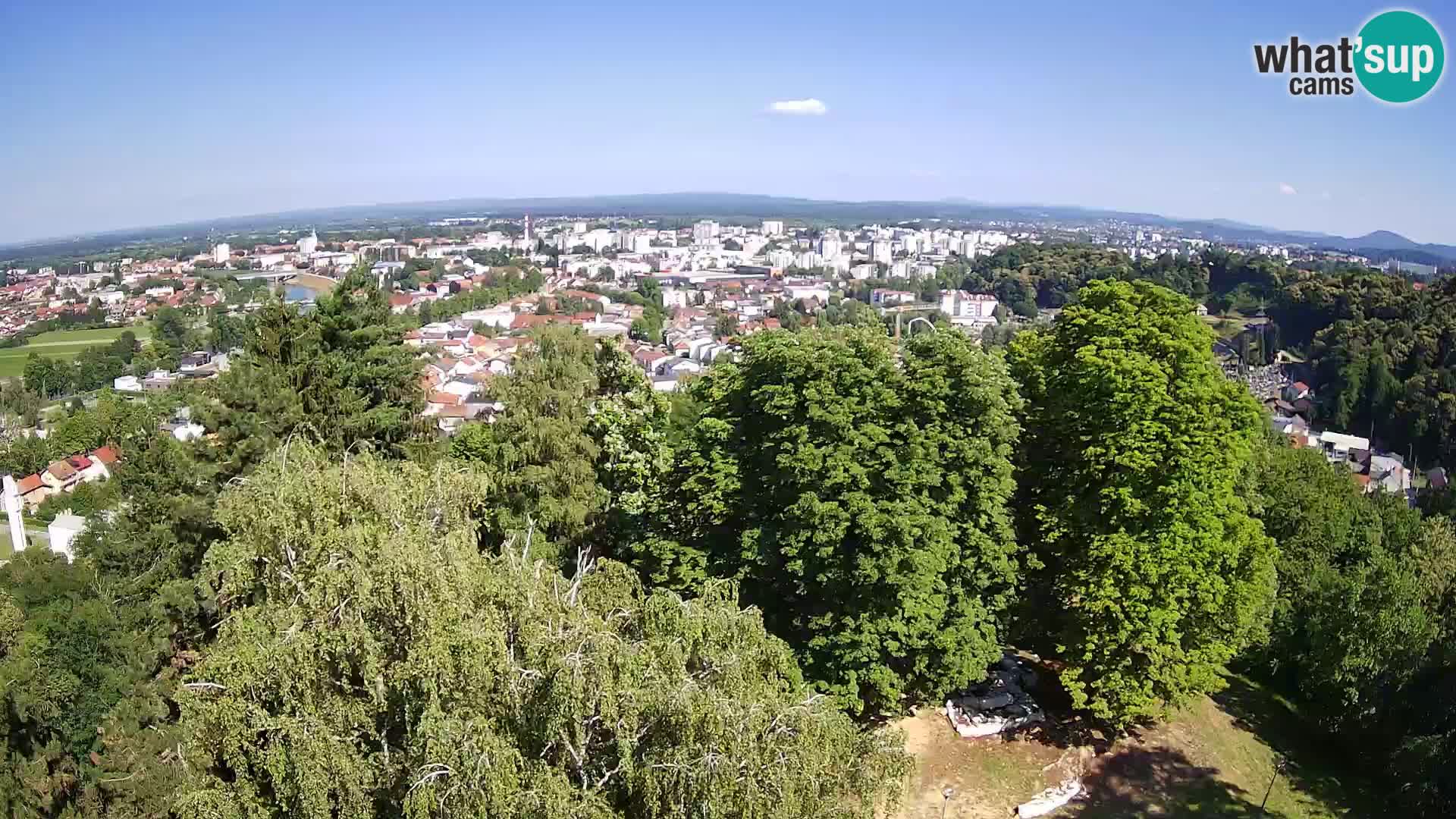 Web kamera Karlovac – Dvorac Dubovac uživo