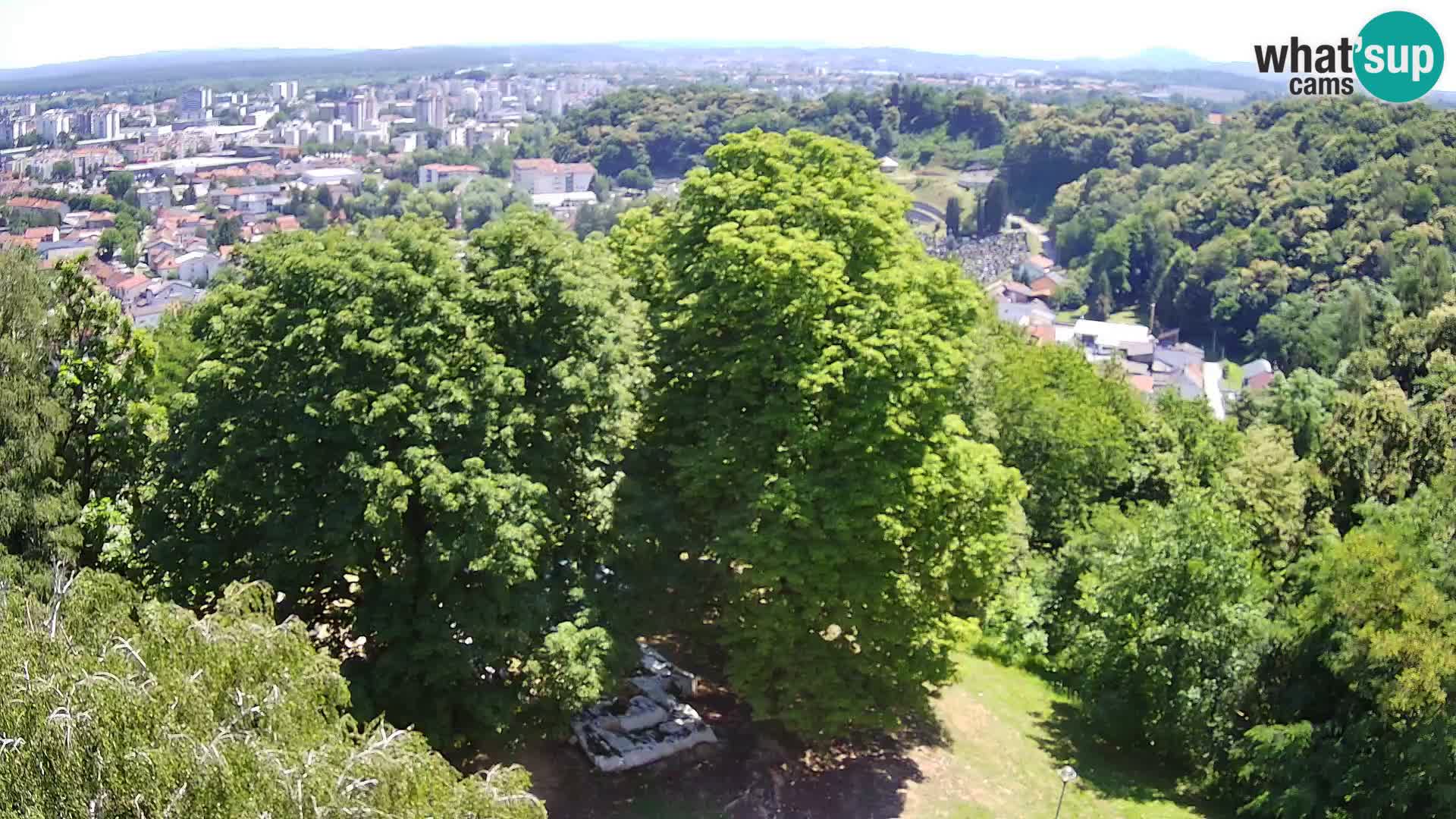 Webcam Karlovac Château Dubovac – Vue en direct de ce monument historique