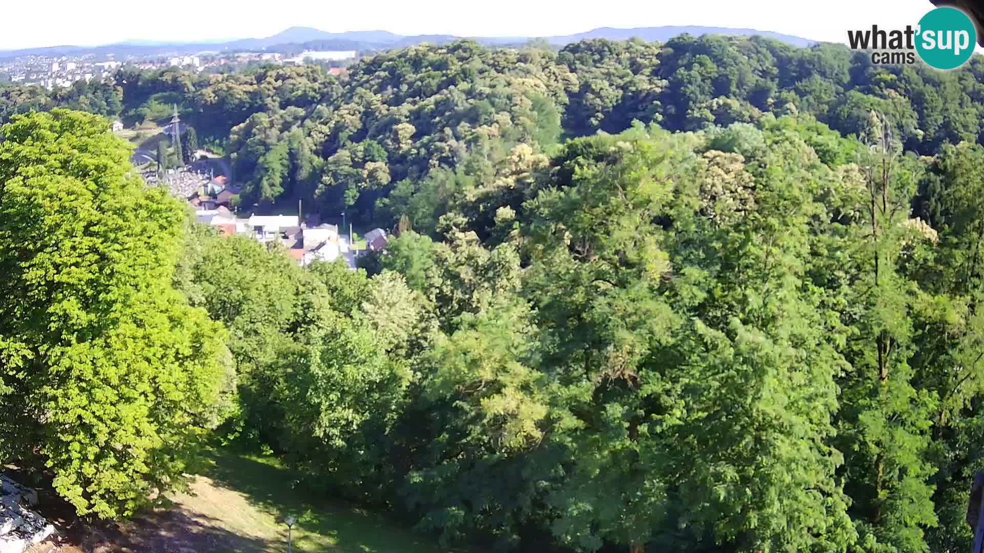 Spletna kamera Karlovac Dubovac grad – Pogled v živo na zgodovinsko znamenitost Karlovca