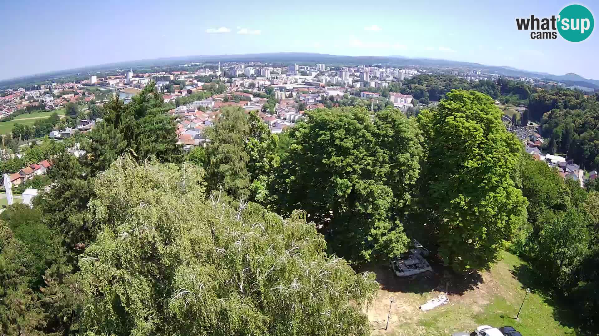 Webcam Karlovac Château Dubovac – Vue en direct de ce monument historique