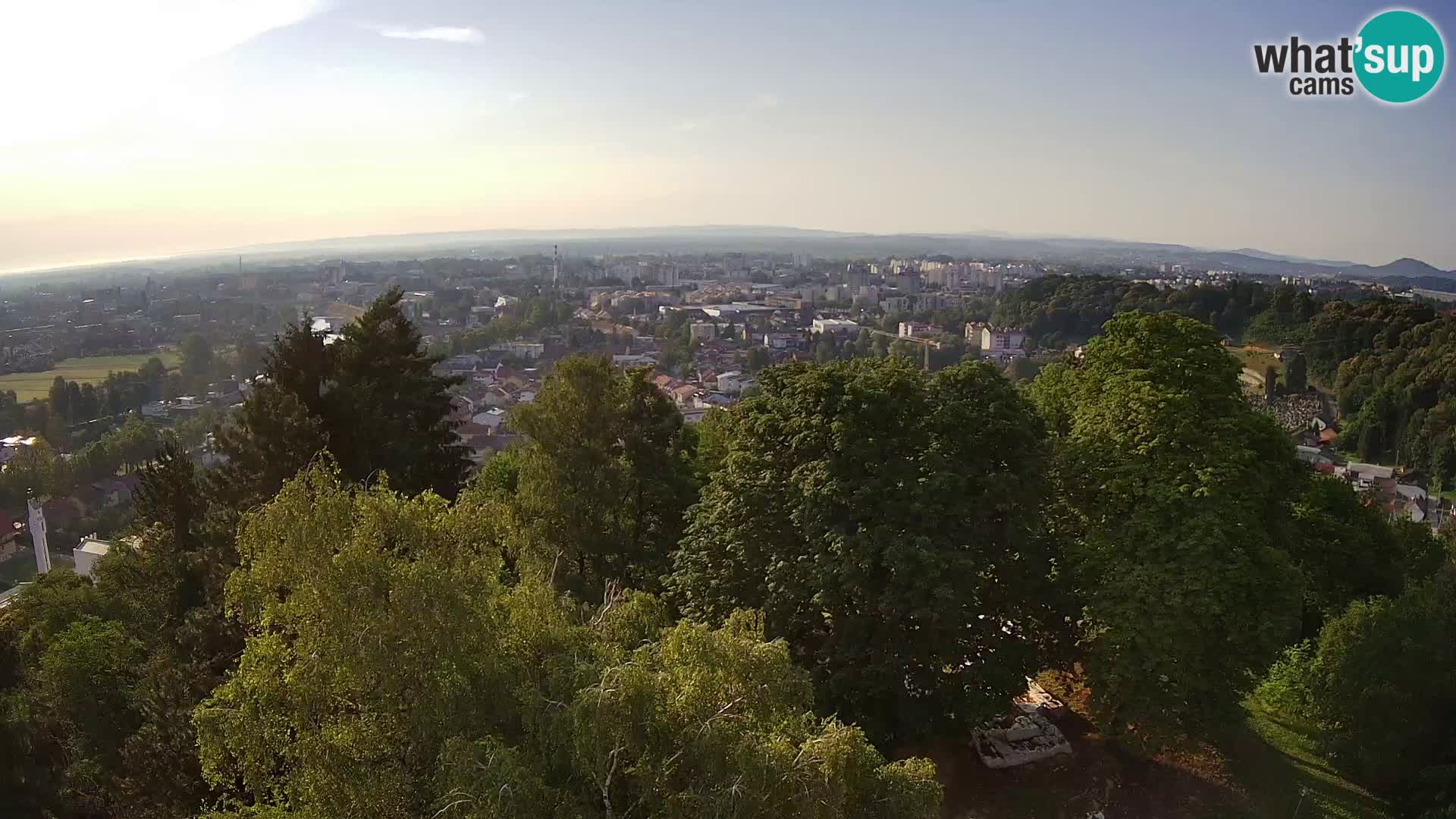 Webcam Karlovac Château Dubovac – Vue en direct de ce monument historique